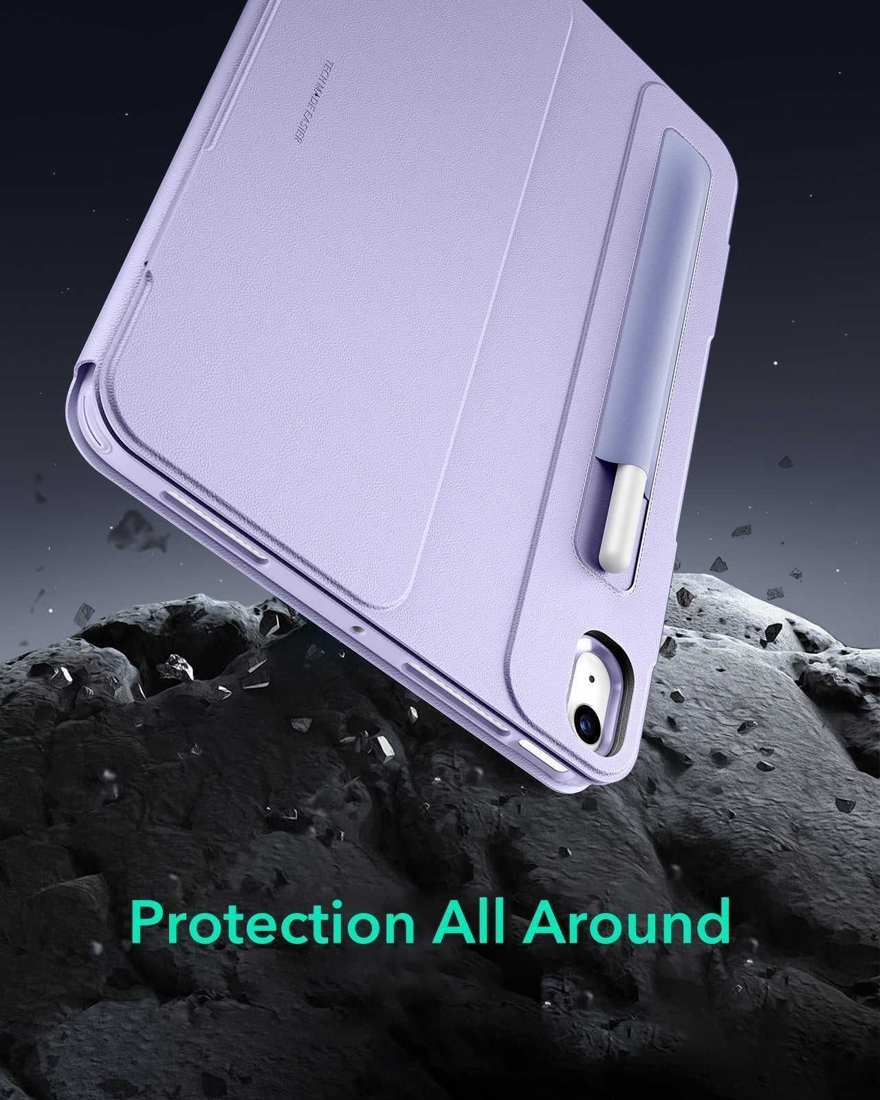 iPad Air 11" (M4) 2026 Bundle Shift Magnetic Case & Armorite® Paper-Feel Protection - Light Purple ESR ESR