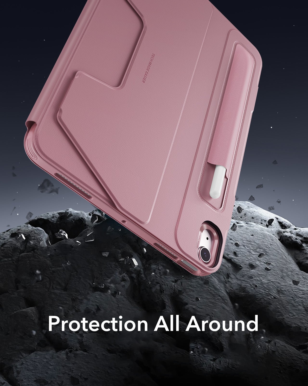 iPad Air 11" (M4) 2026 Bundle Shift Magnetic Case & Armorite® Paper-Feel Protection - Pink ESR ESR