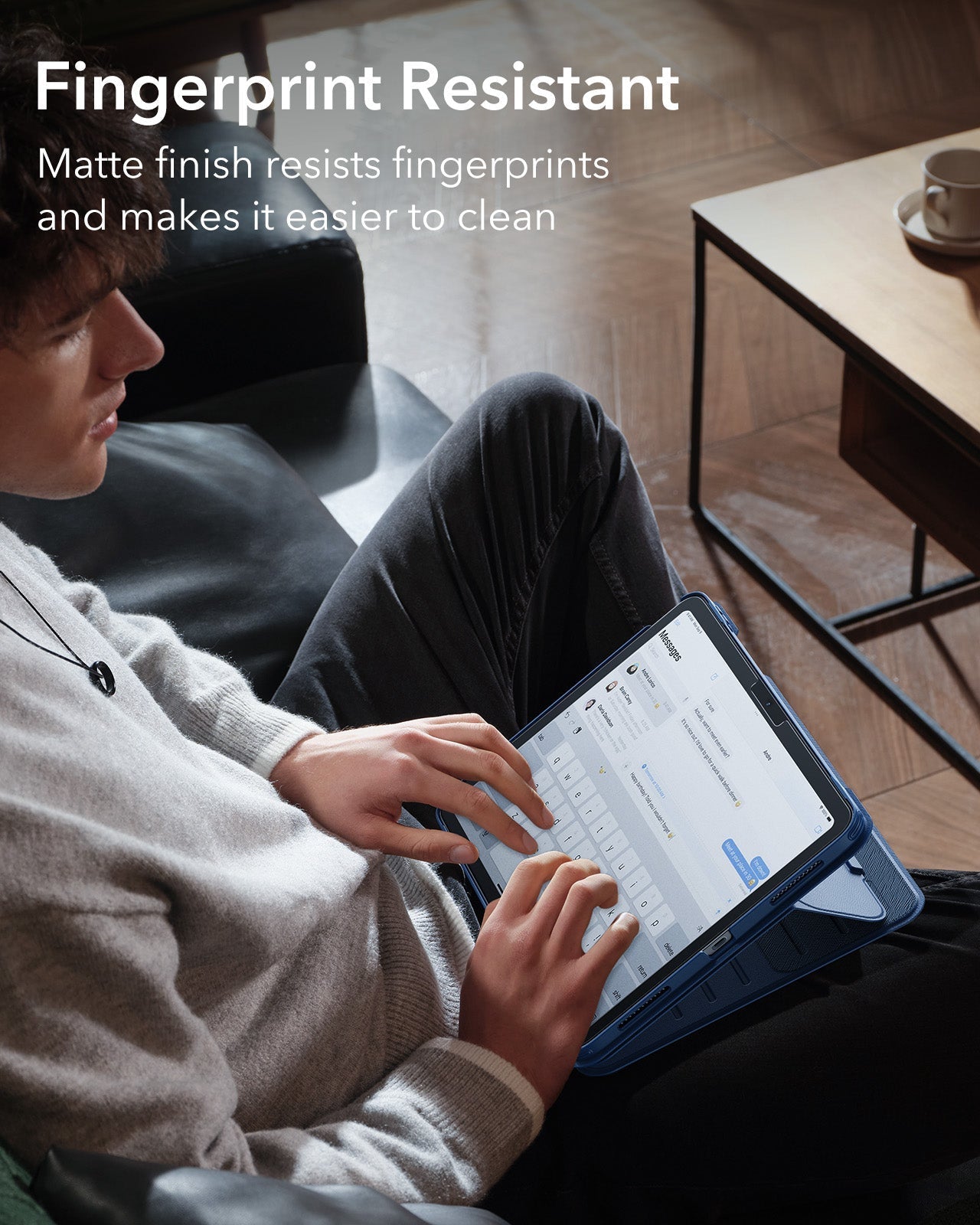 iPad Air 11" (M4) 2026 Bundle Shift Magnetic Case & Armorite® Paper-Feel Protection - Purple ESR ESR