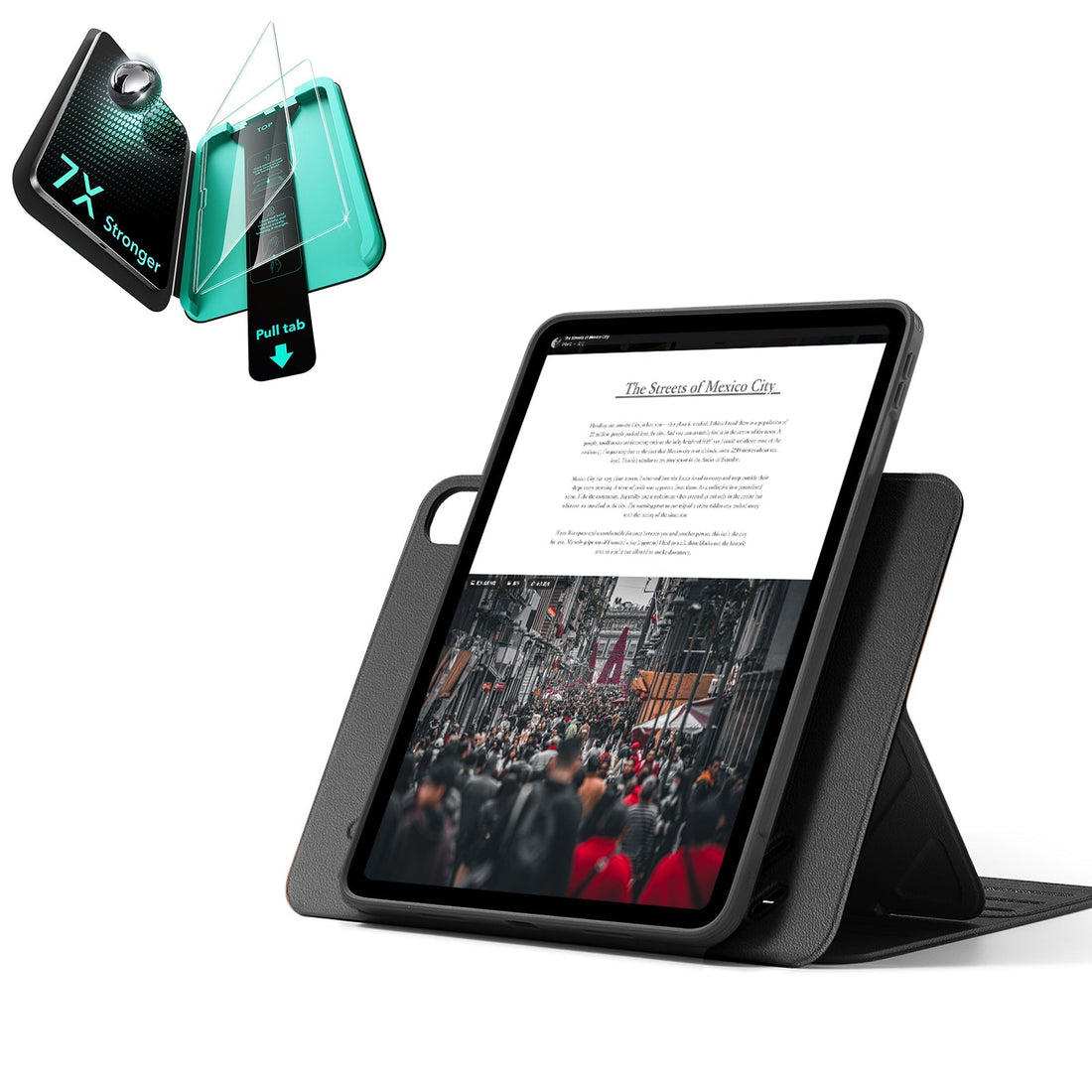 iPad Air 11" (M4) 2026 Bundle Shift Magnetic Case & Armorite® Protection - Black ESR ESR