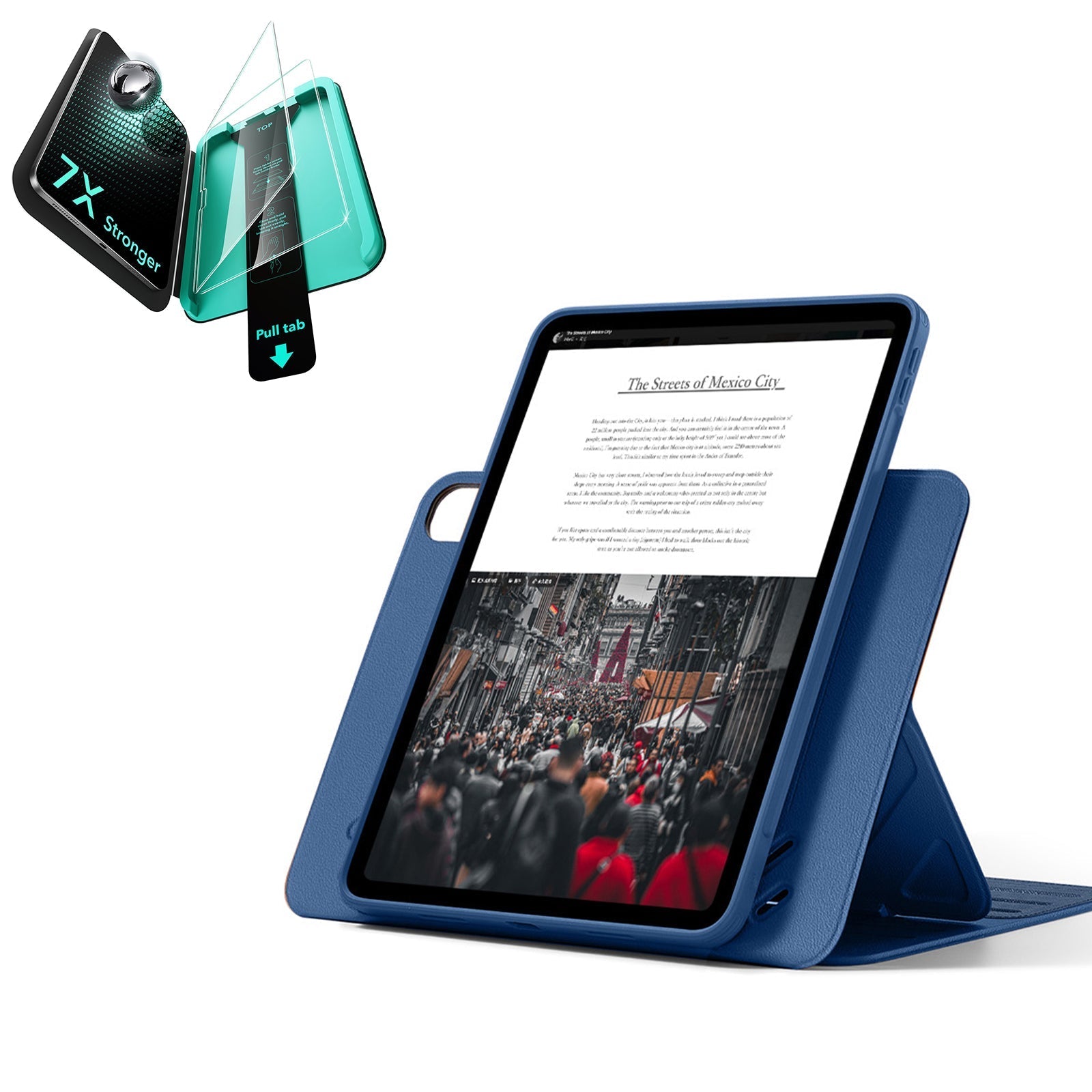 iPad Air 11" (M4) 2026 Bundle Shift Magnetic Case & Armorite® Protection - Navy Blue ESR ESR