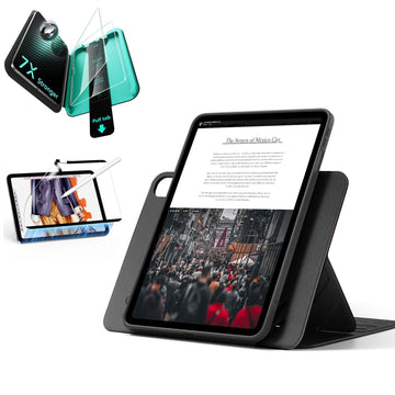 iPad Air 11" (M4) 2026 Bundle Shift Magnetic Case, Papel-Feel Magnetic & Armorite® Protection - Black ESR ESR