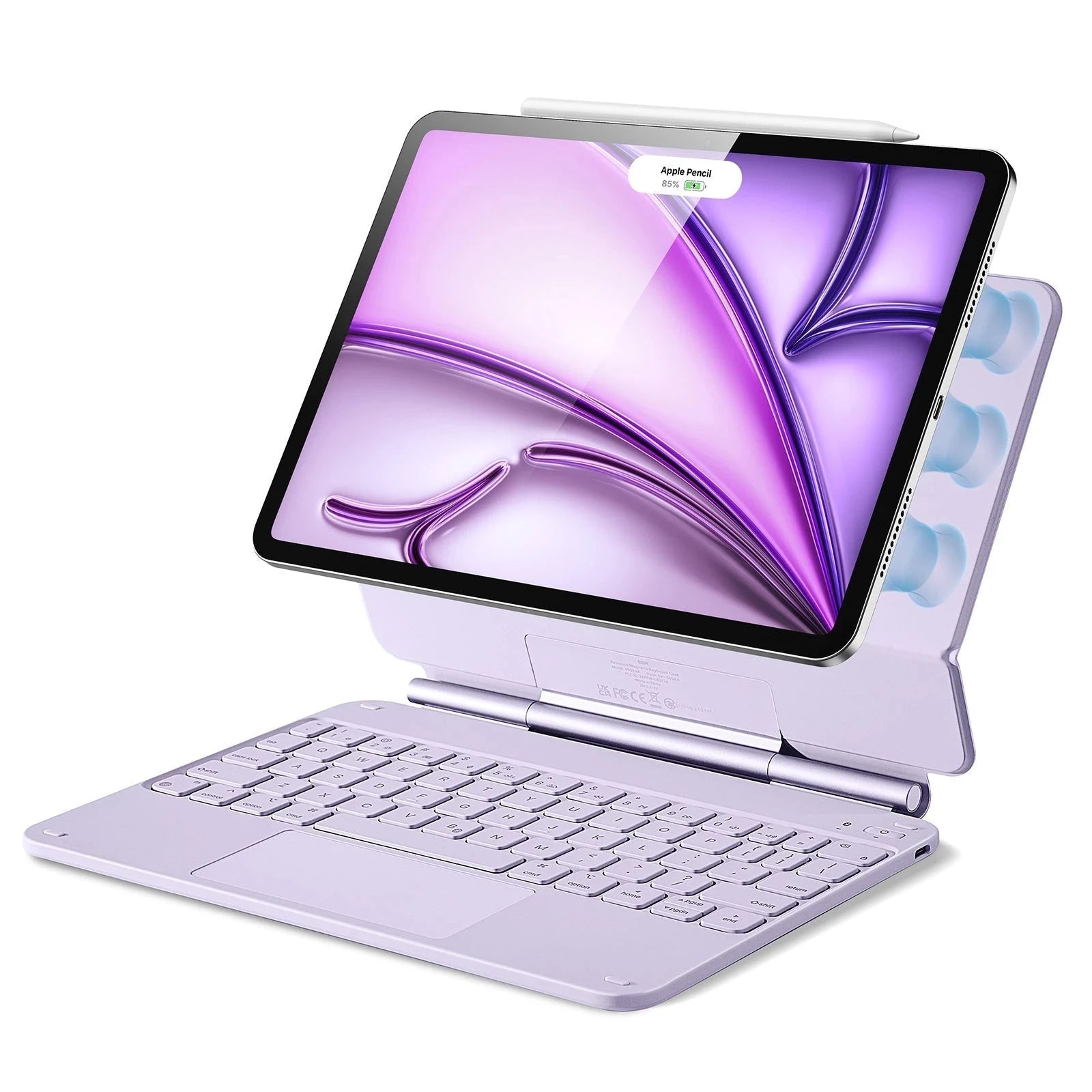 iPad Air 11” (M4) 2026 Rebound Magnetic Keyboard Case - US Layout-Purple ESR ESR