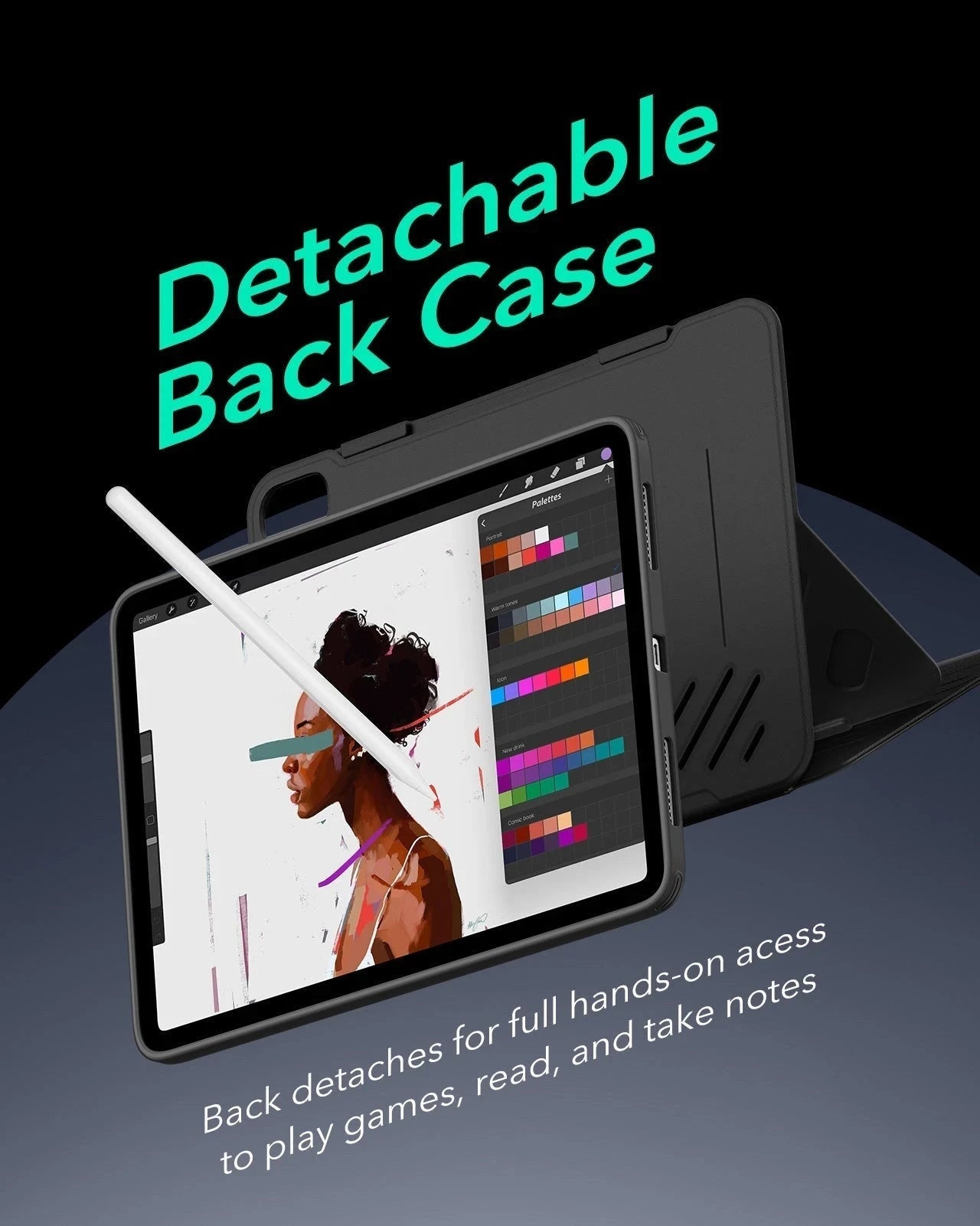 iPad Air 11" (M4) 2026 Shift Magnetic Case - Black ESR ESR