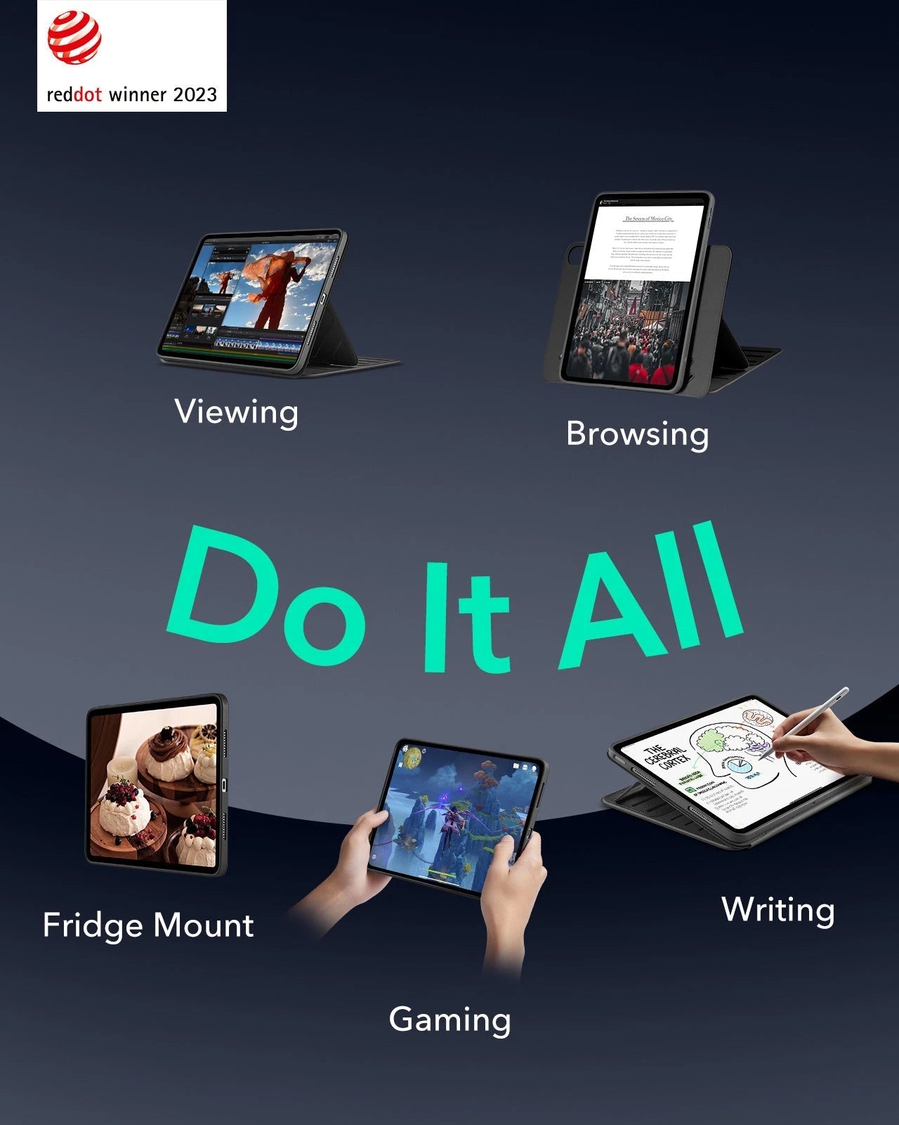 iPad Air 13ʺ (2024) Shift Transformation Bundle - Black ESR ESR