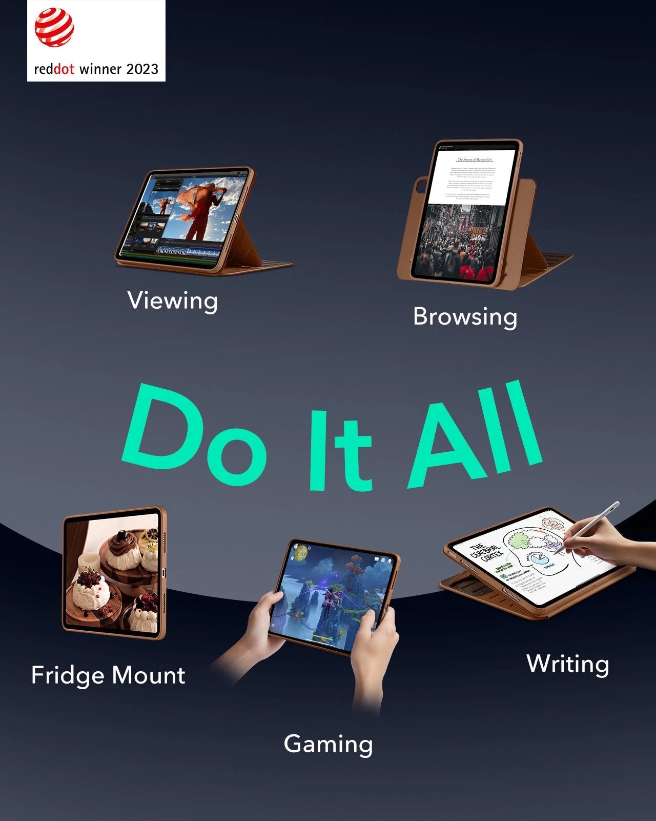 iPad Air 13ʺ (2024) Shift Transformation Bundle - Brown ESR ESR