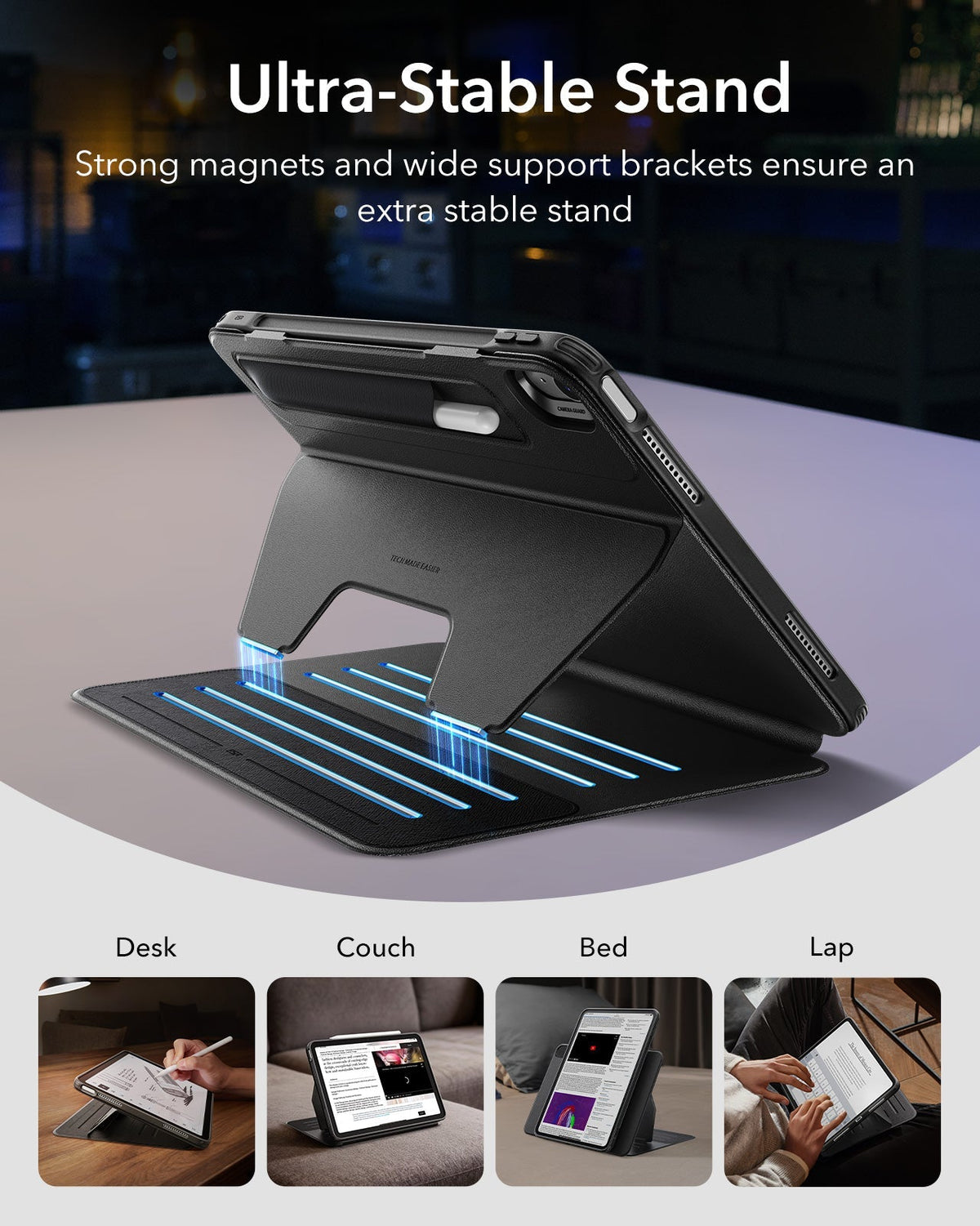 iPad Air 13" (2025) Shift Magnetic Case - Black ESR ESR