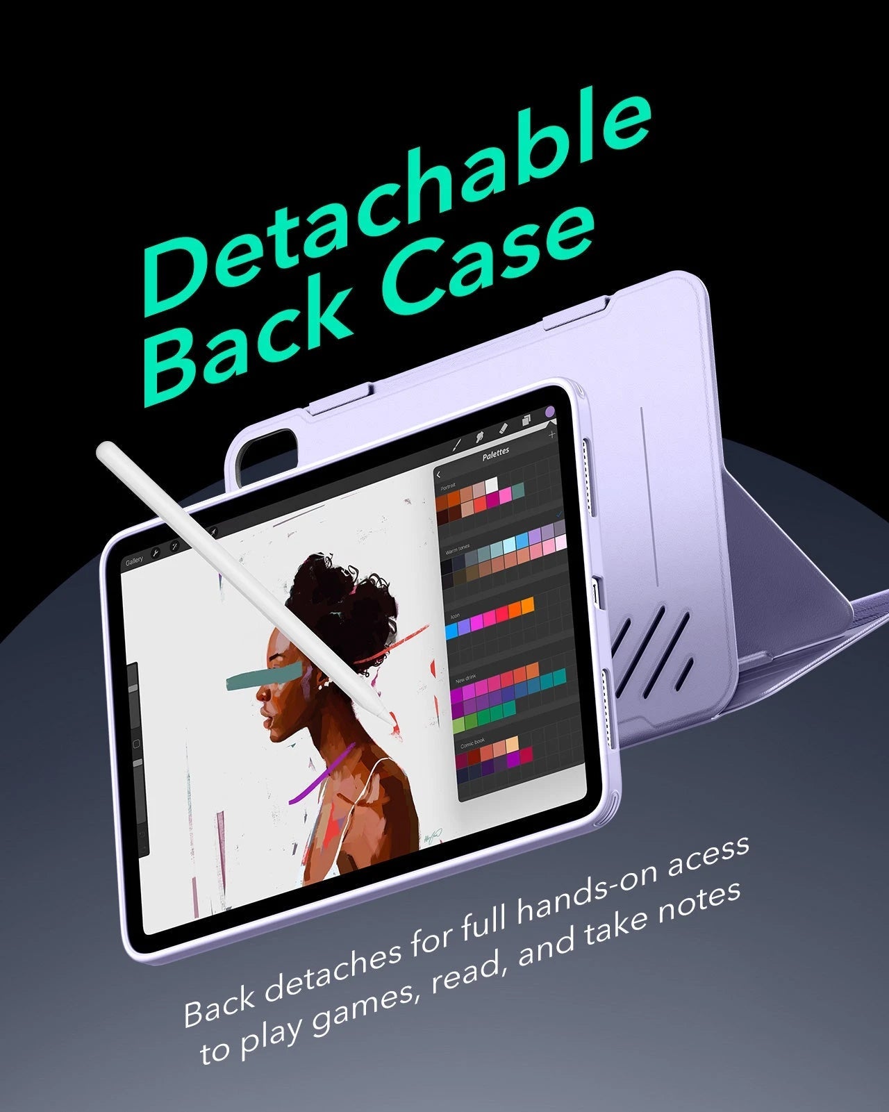 iPad Air 13" (2025) Shift Magnetic Case - Light Purple ESR ESR