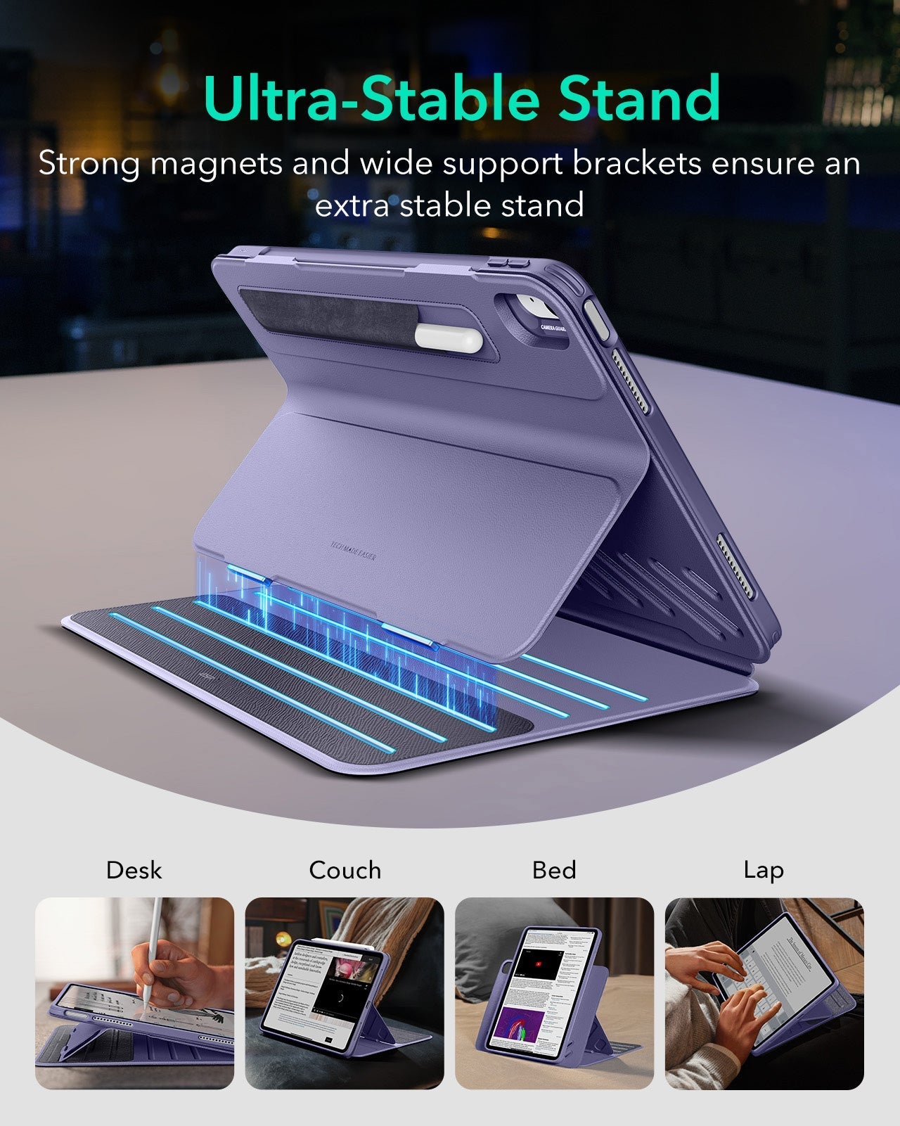 iPad Air 13" (2025) Shift Magnetic Case - Purple ESR ESR