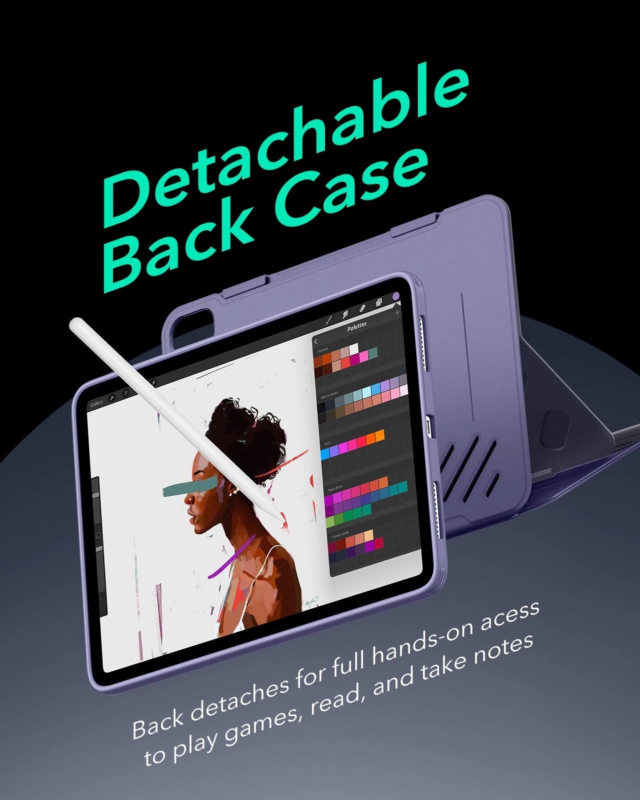 iPad Air 13" (2025) Shift Magnetic Case - Purple ESR ESR