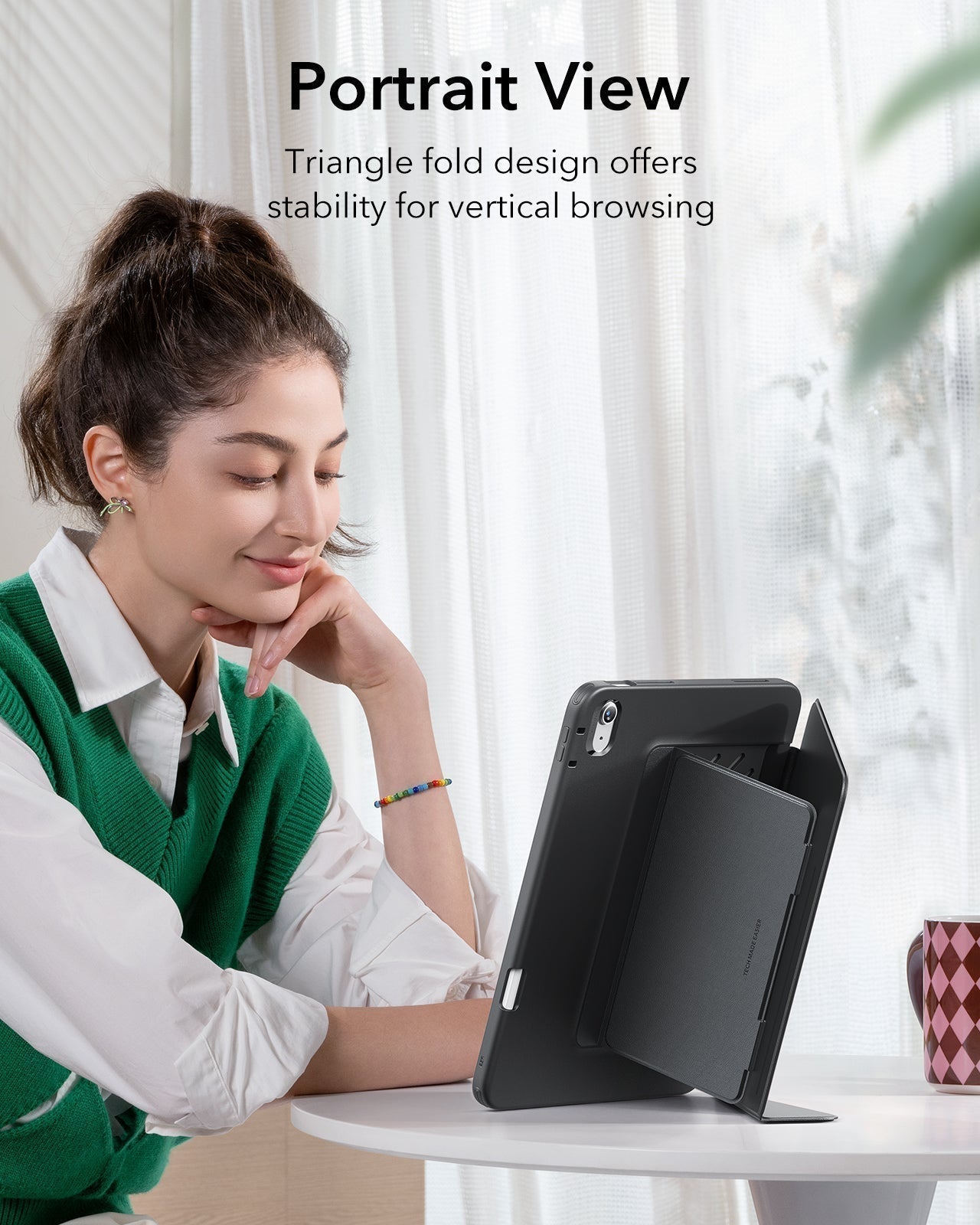 iPad Air 13" (2025) Flip Transformation Bundle - Black ESR ESR