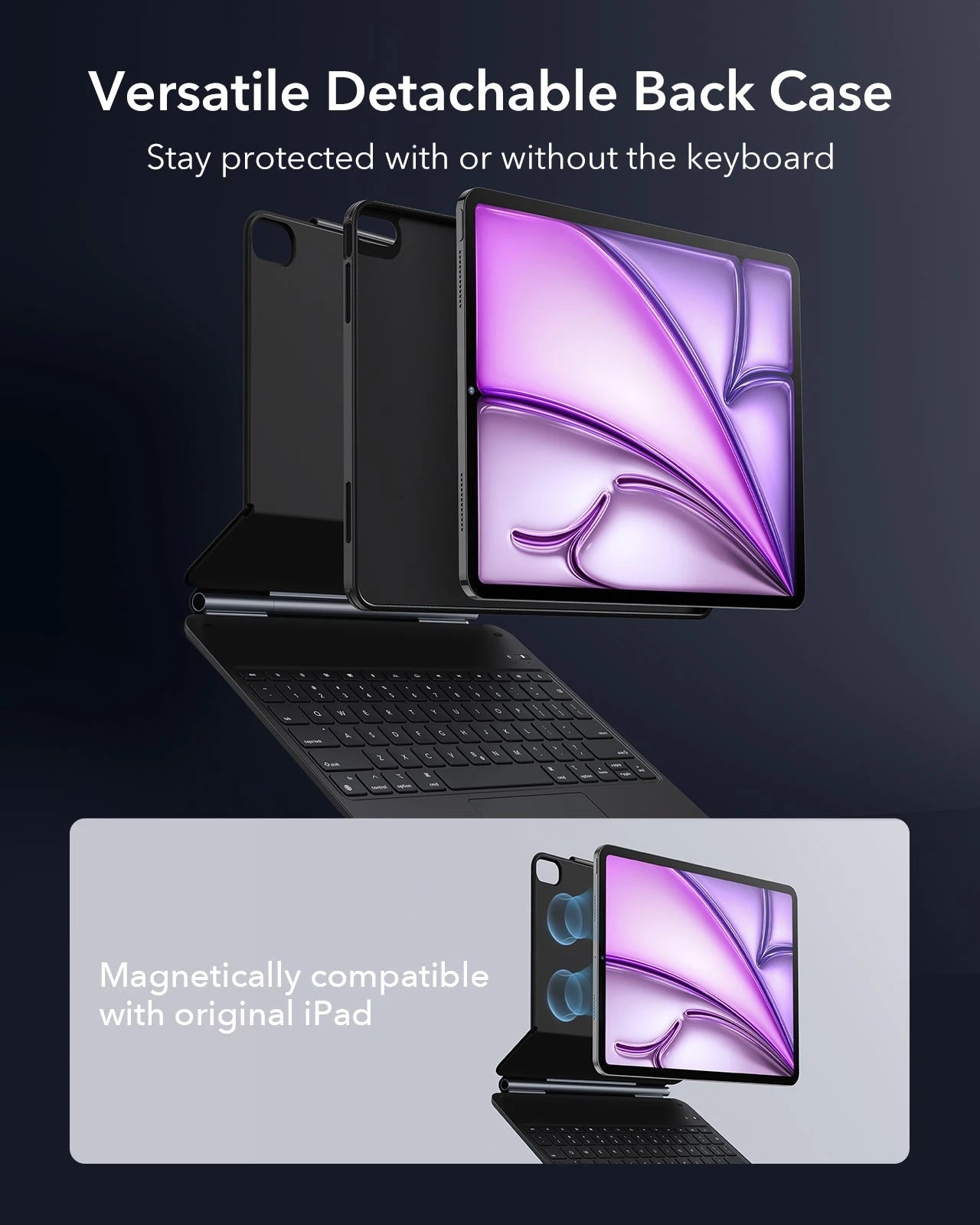 ipad_air_magnetic_case_360_with_keyboard_versatile detachable back case