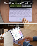 Purple_ipad_case_iPad_Air_13_M4_2026_Rebound_Magnetic_Keyboard_Case_360_multifunctional trackpad