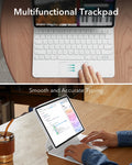 White_Rebound_Folio_Keyboard_Case_for_iPad_Air_13-inch_M4_2026_ESR_360_Multifunctional trackpad
