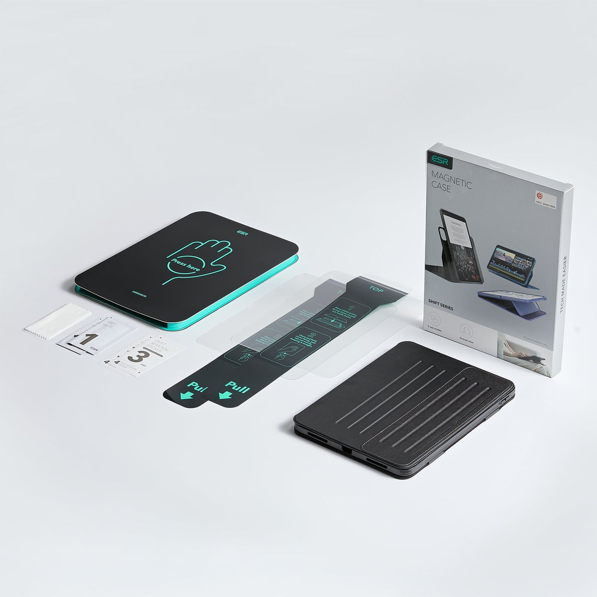 iPad Air 13" (M4) 2026 Bundle Shift Magnetic Case & Armorite® Paper-Feel Protection - Navy Blue ESR ESR
