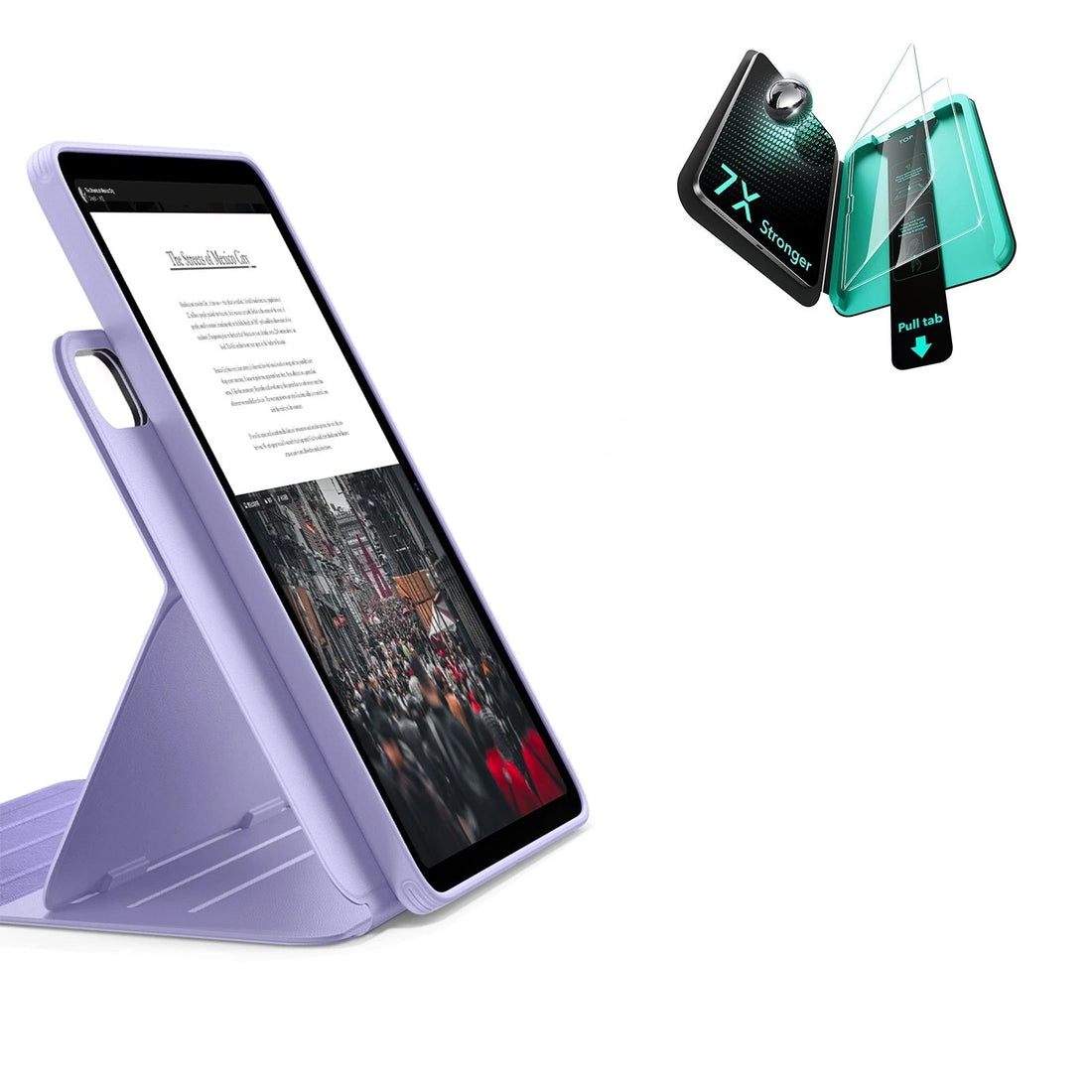 iPad Air 13" (M4) 2026 Bundle Shift Magnetic Case & Armorite® Protection - Light Purple ESR ESR