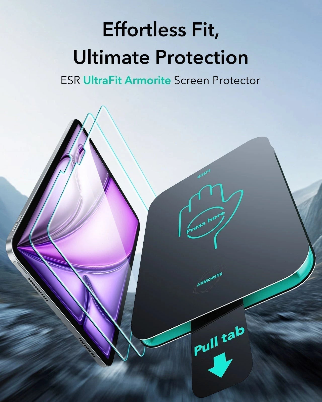 iPad Air 13" (M4) 2026 Bundle Shift Magnetic Case, Papel-Feel Magnetic & Armorite® Protection - Black ESR ESR