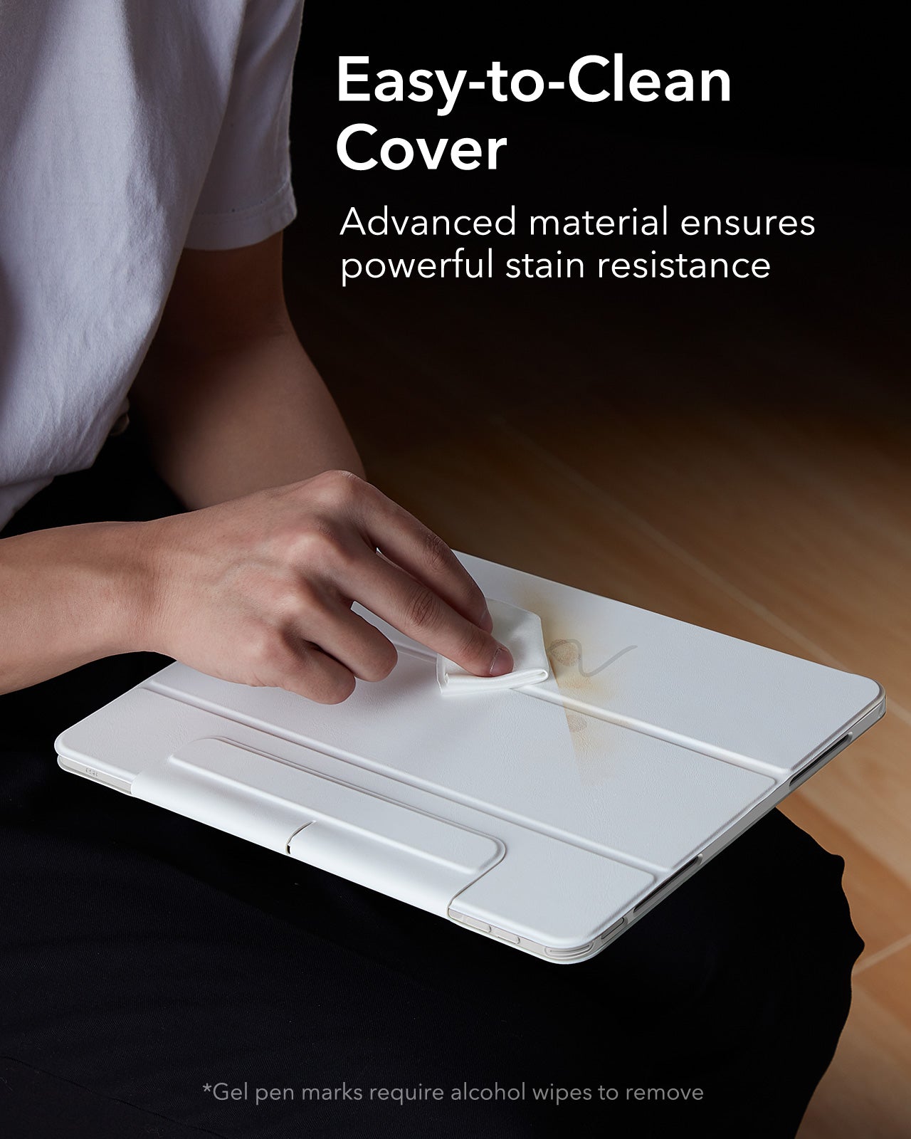 iPad Air 13" (M4) 2026 Rebound Hybrid Case 360 - Brilliant White ESR ESR