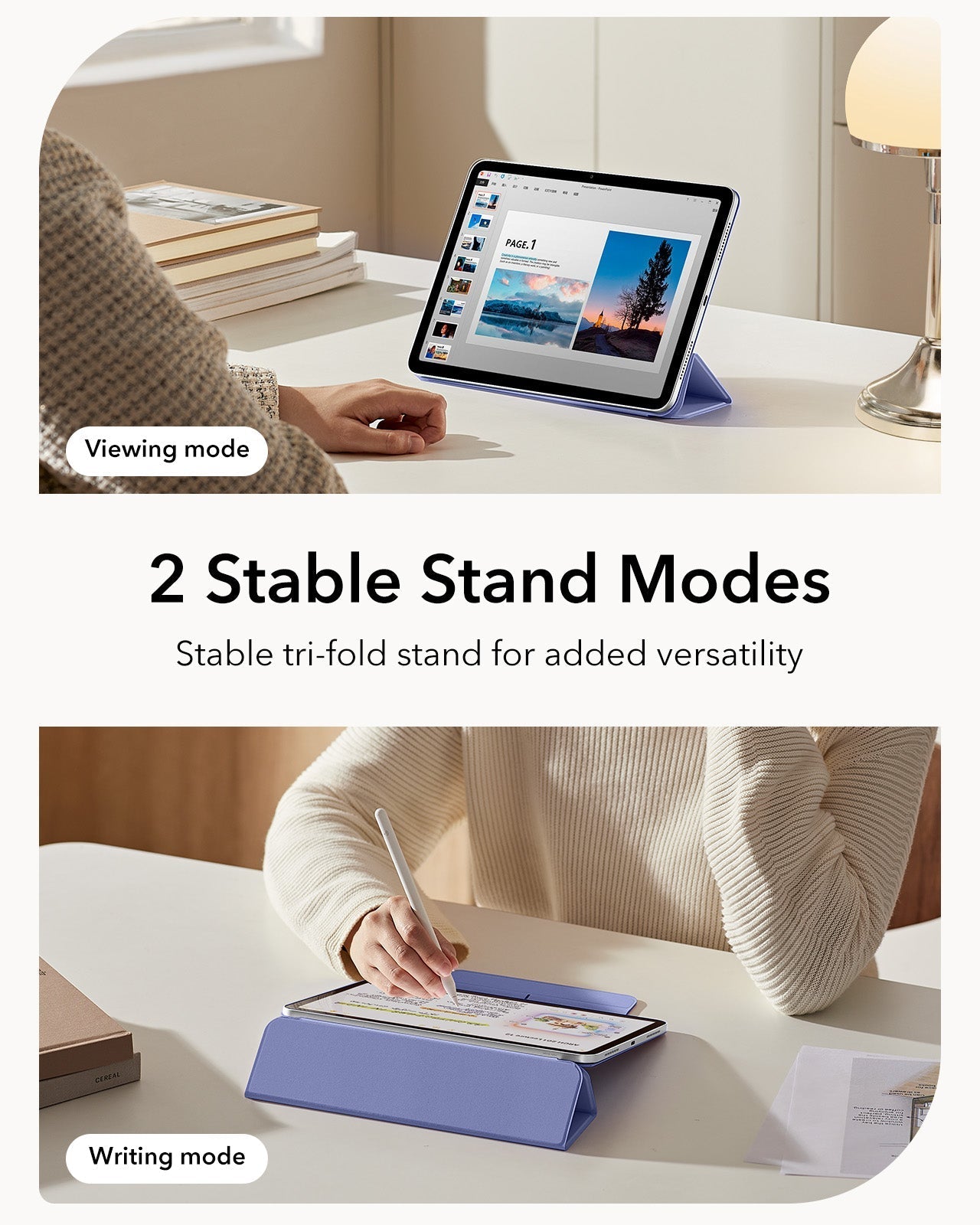 iPad Air 13" (M4) 2026 Rebound Magnetic Case - Purple ESR ESR