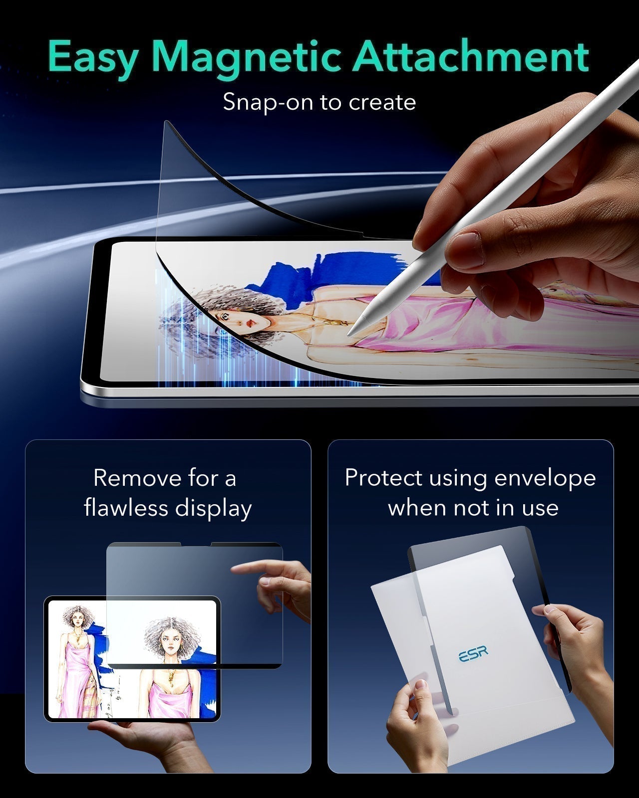 Easy Magnetic attachment