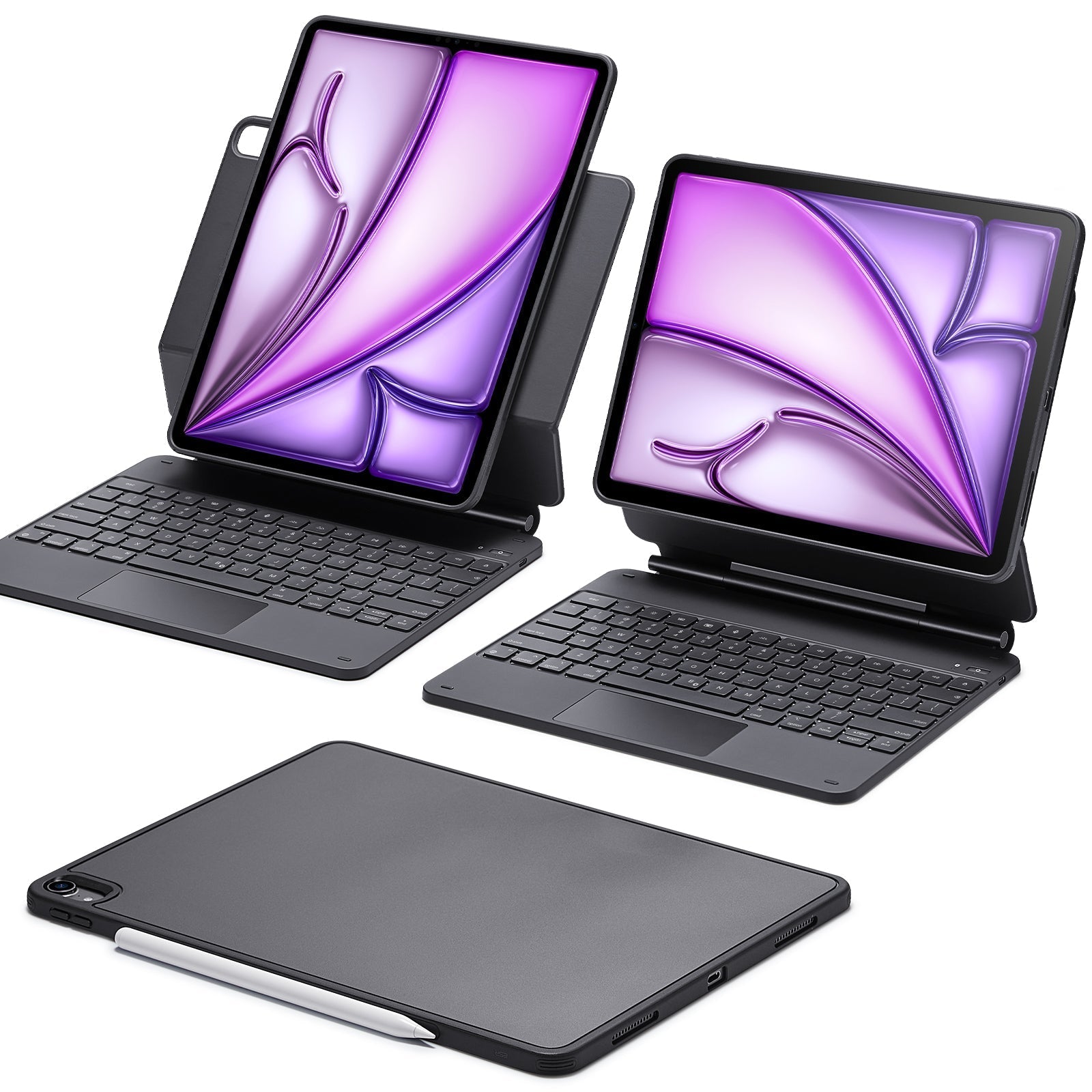 iPad Air 13" (M4, 2026) Rebound Magnet-Tastaturhülle 360 - DE Layout-Schwarz ESR ESR