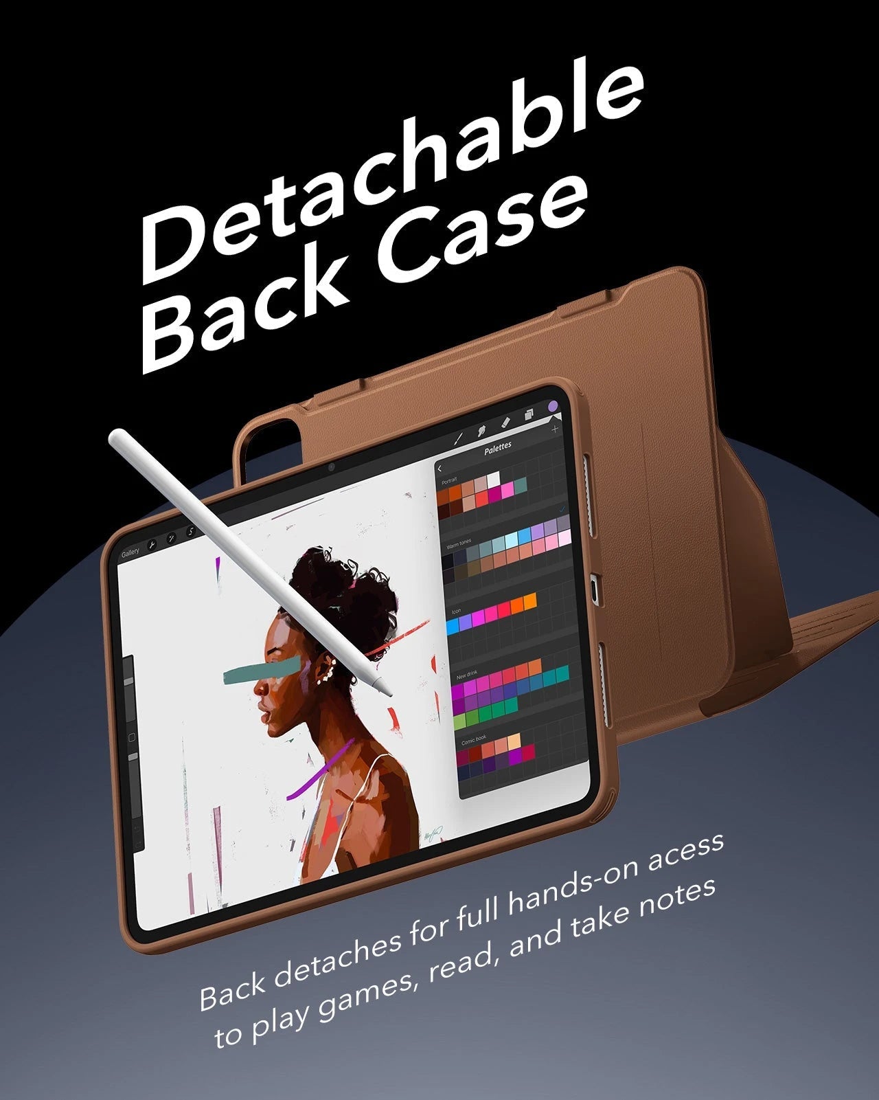 iPad Pro 11ʺ (2024) Shift Magnetic Case - Brown ESR ESR
