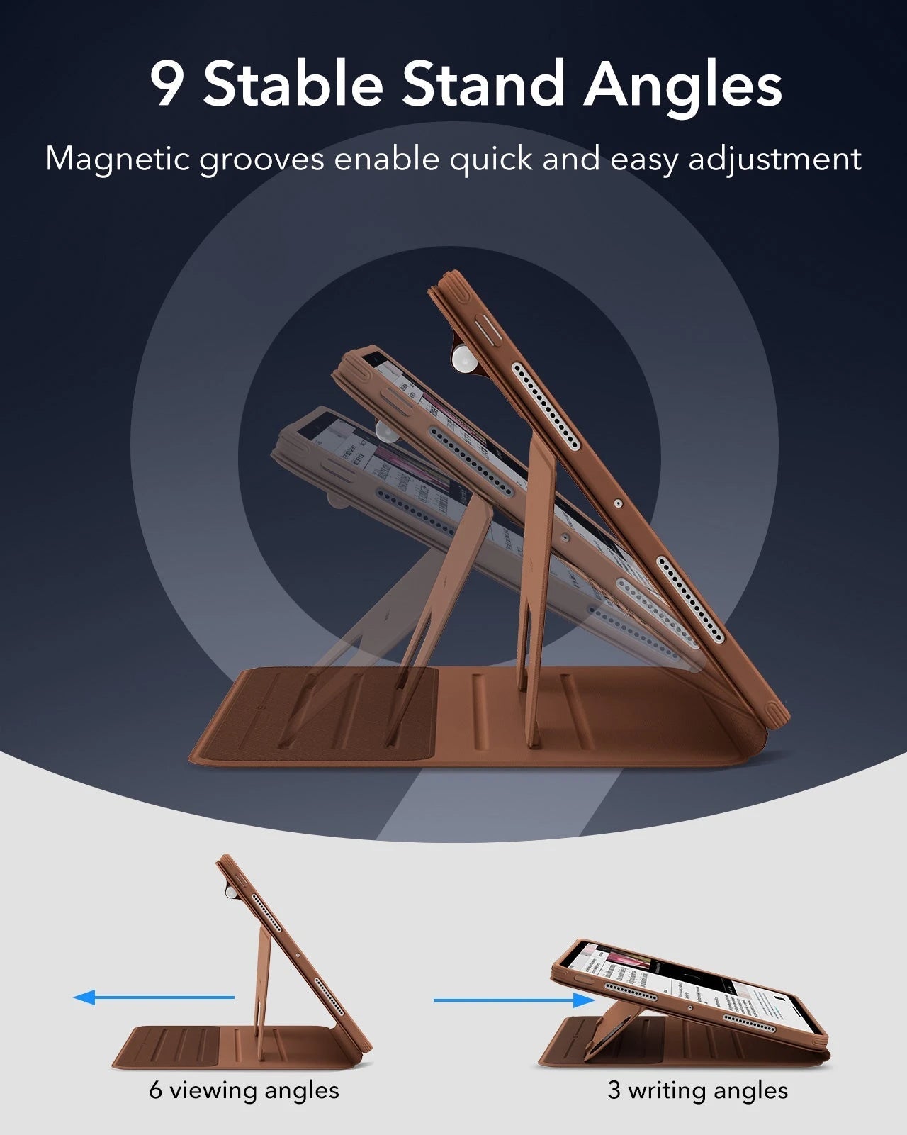 iPad Pro 11ʺ (2024) Shift Magnetic Case - Brown ESR ESR