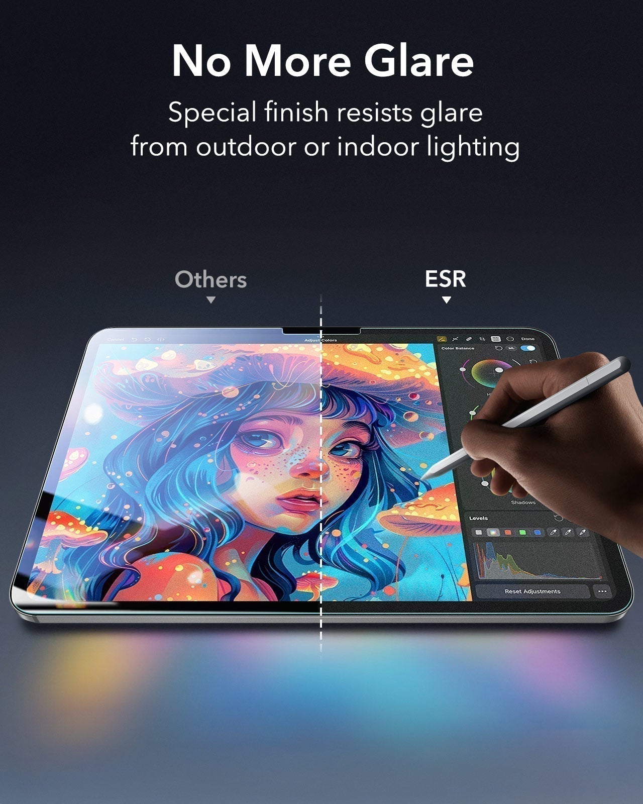 iPad Pro 11" (2025) Bundle Shift Magnetic Case & Armorite® Paper-Feel Protection - Brown ESR ESR