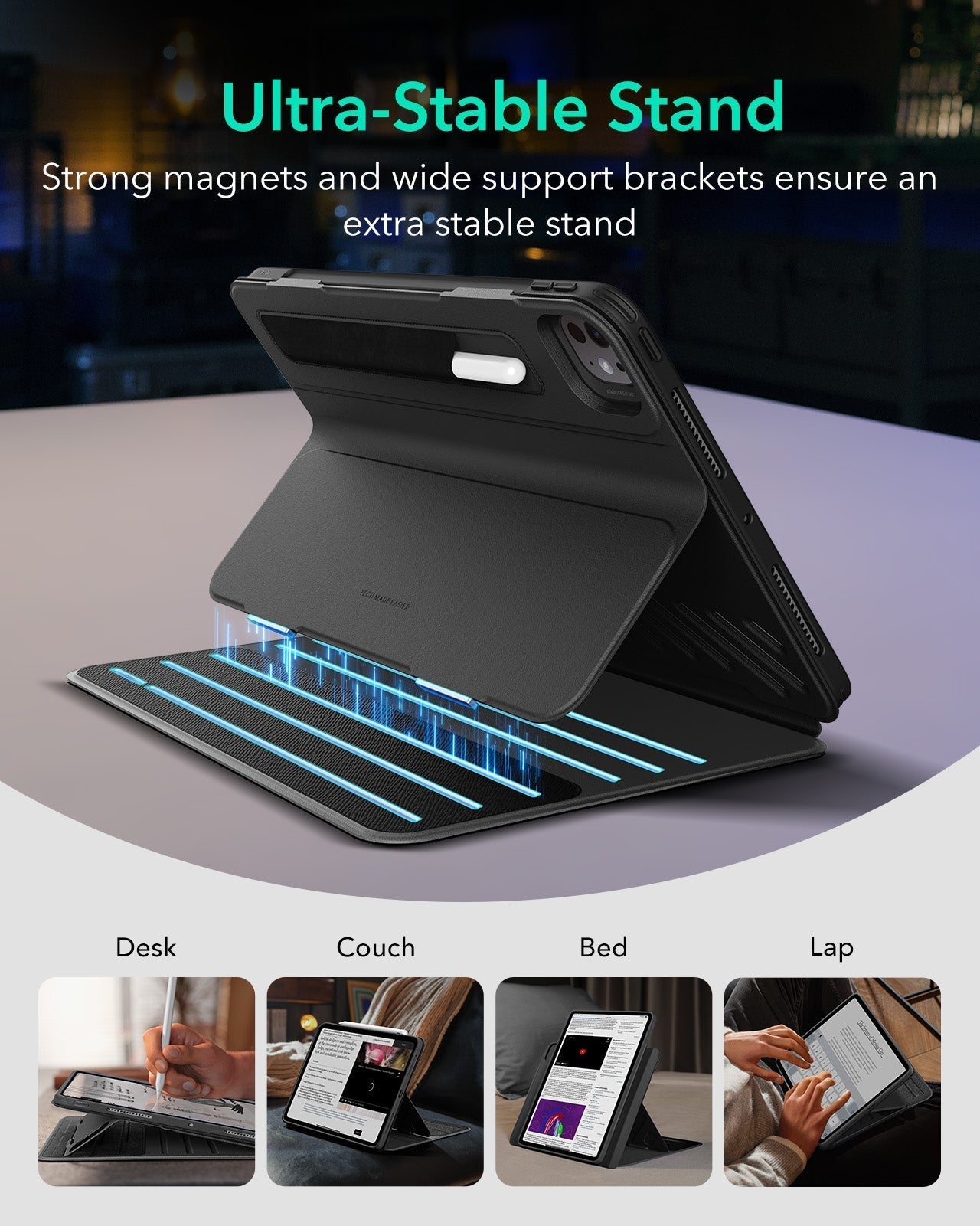 iPad Pro 11" (2025) Bundle Shift Magnetic Case & Armorite® Protection - Black ESR ESR