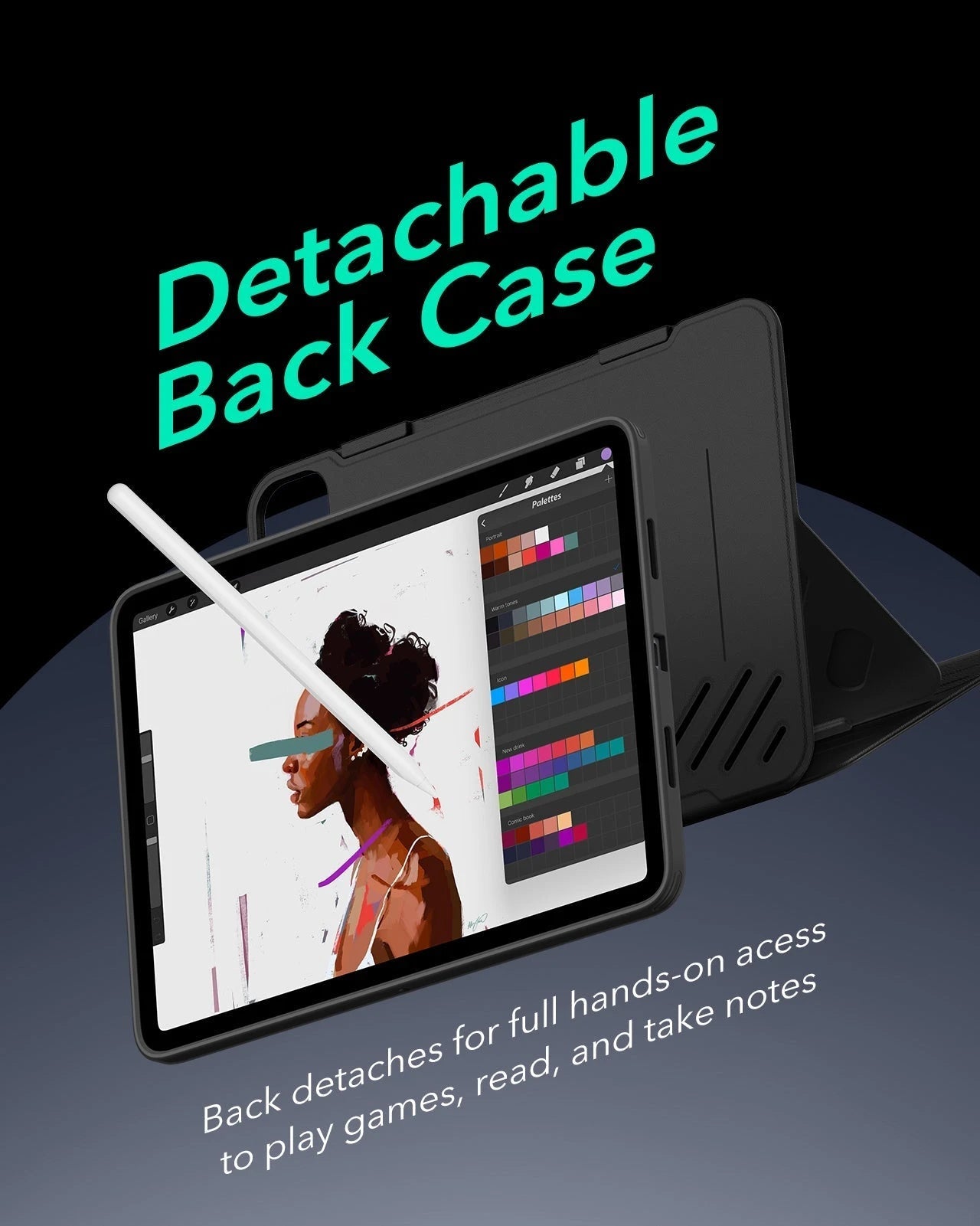 iPad Pro 11" (2025) Bundle Shift Magnetic Case & Armorite® Protection - Black ESR ESR