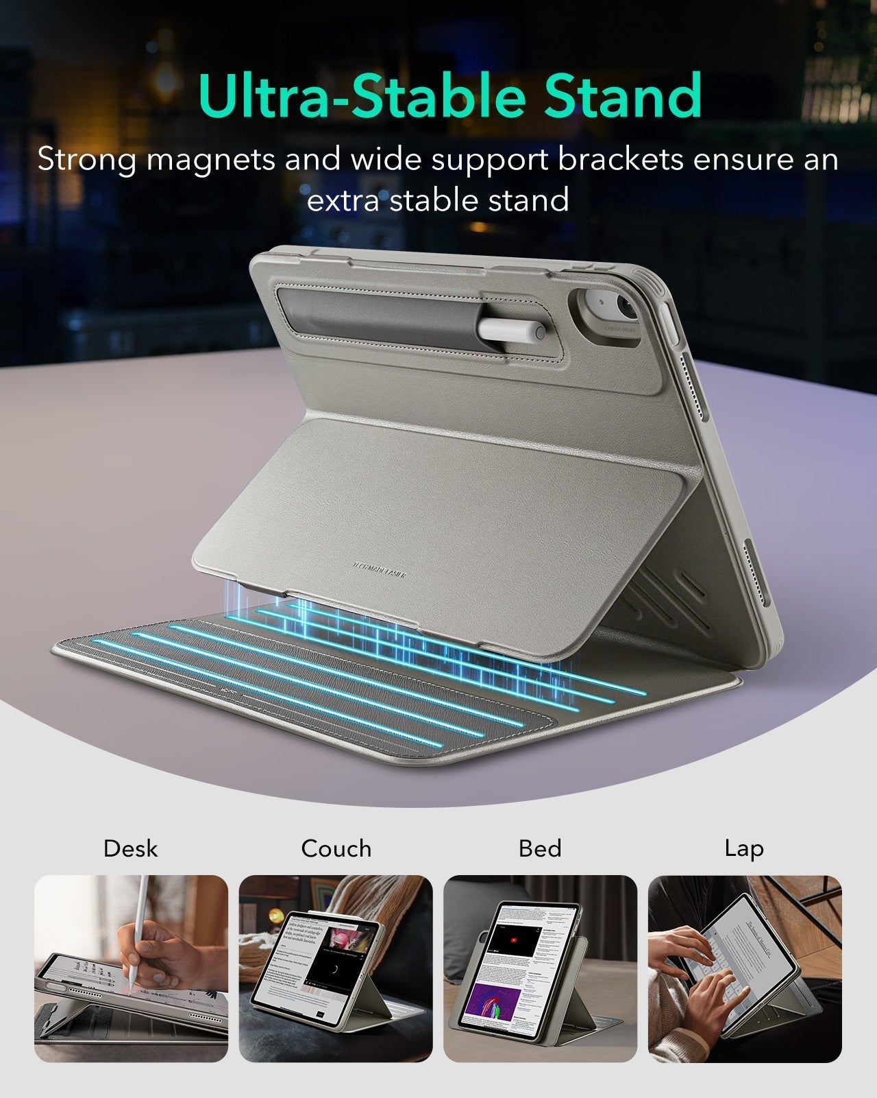 iPad Pro 11" (2025) Bundle Shift Magnetic Case & Armorite® Paper-Feel Protection - Titanium ESR ESR