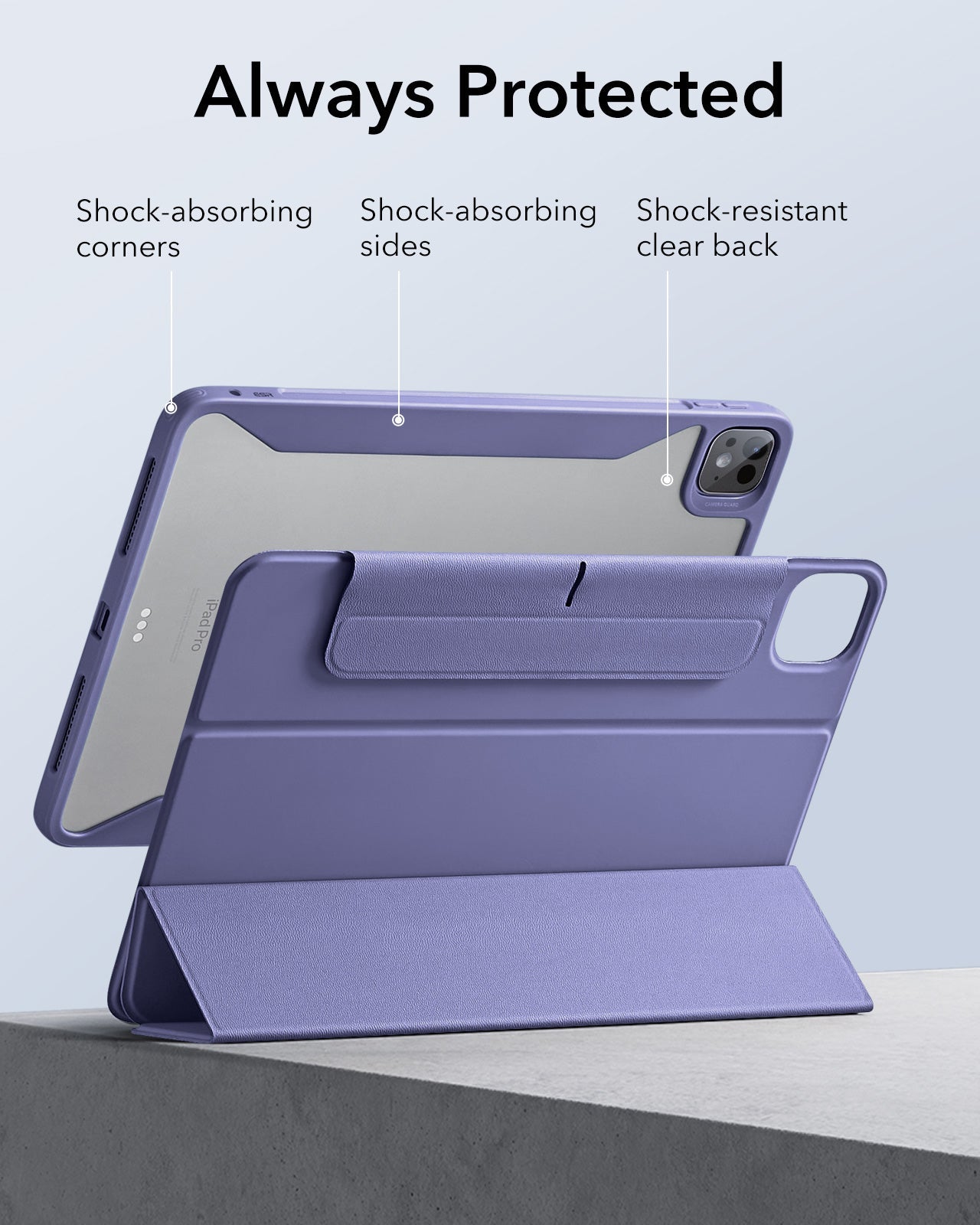 iPad Pro 11ʺ (2025) Rebound Hybrid Case 360 - Lavender ESR ESR