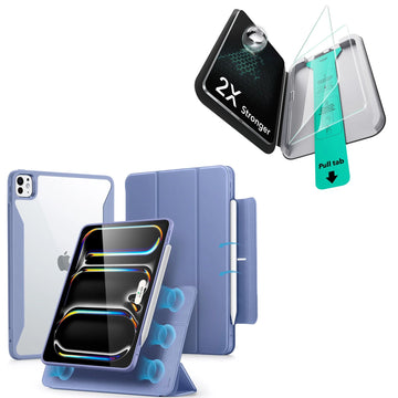 iPad Pro 11ʺ (2025) Rebound Case and Screen Protector Bundle - Lavender ESR ESR