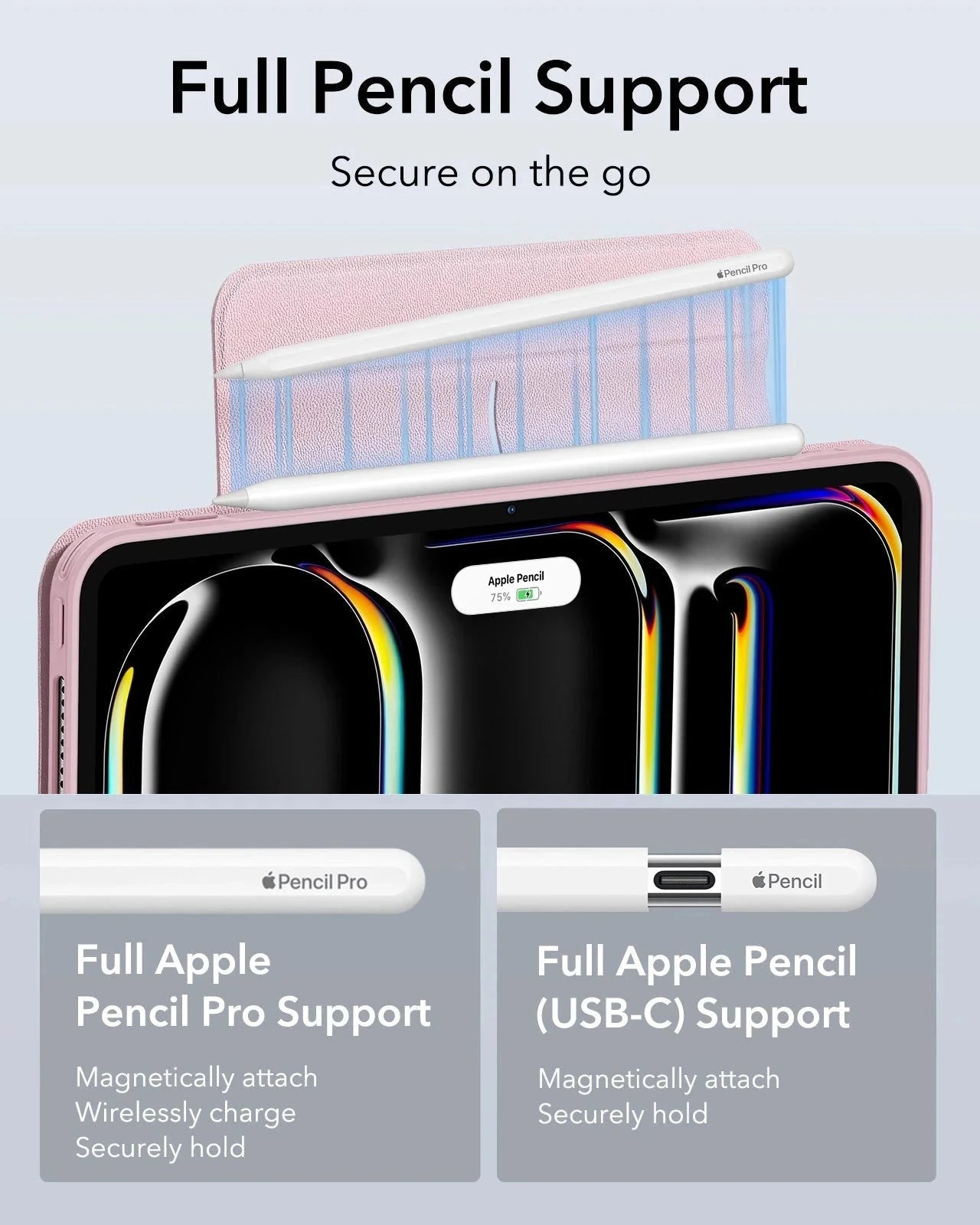 iPad Pro 11ʺ (2025) Rebound Hybrid Case 360 - Pink ESR ESR