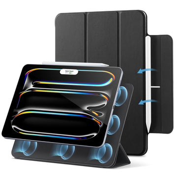 magnetic case for ipad pro 11 inch m4/M5 black