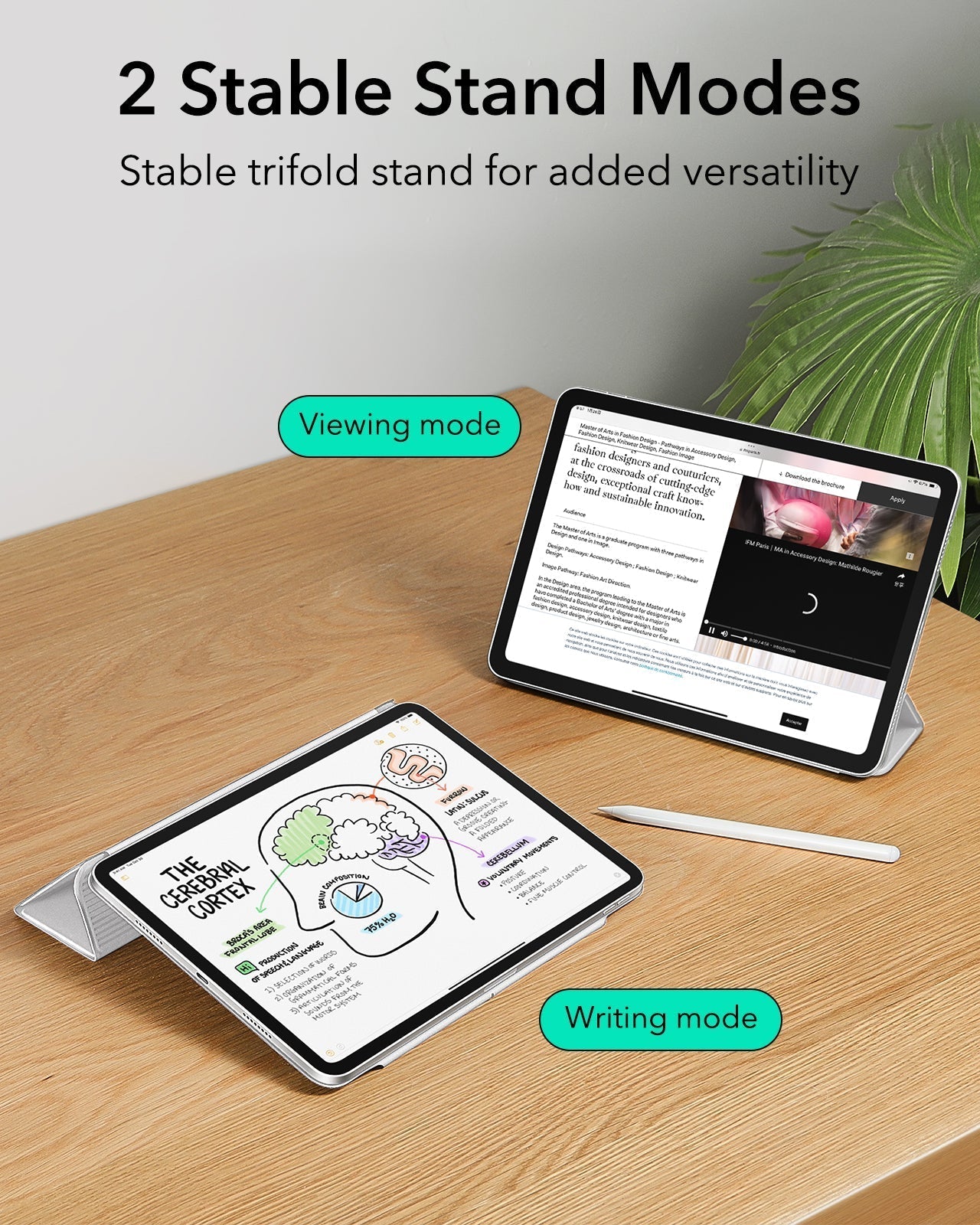 iPad Pro 11" (2025) Rebound Magnetic Case - Brilliant White ESR ESR