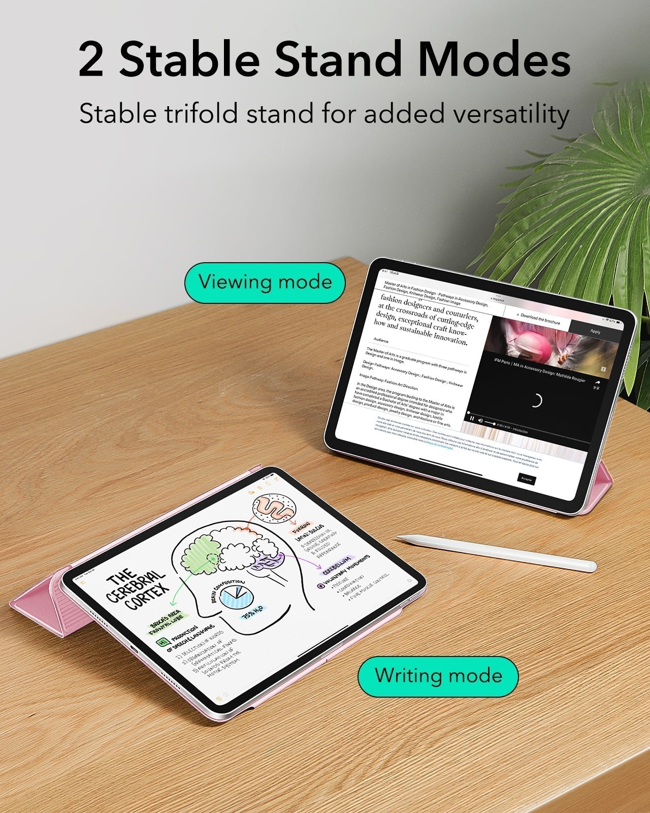 iPad Pro 11" (2025) Rebound Magnetic Case - Pink ESR ESR