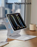 iPad Pro 11ʺ (2025) Rebound Magnetic Keyboard Case 360 Pencil Bundle - US Layout-White ESR ESR