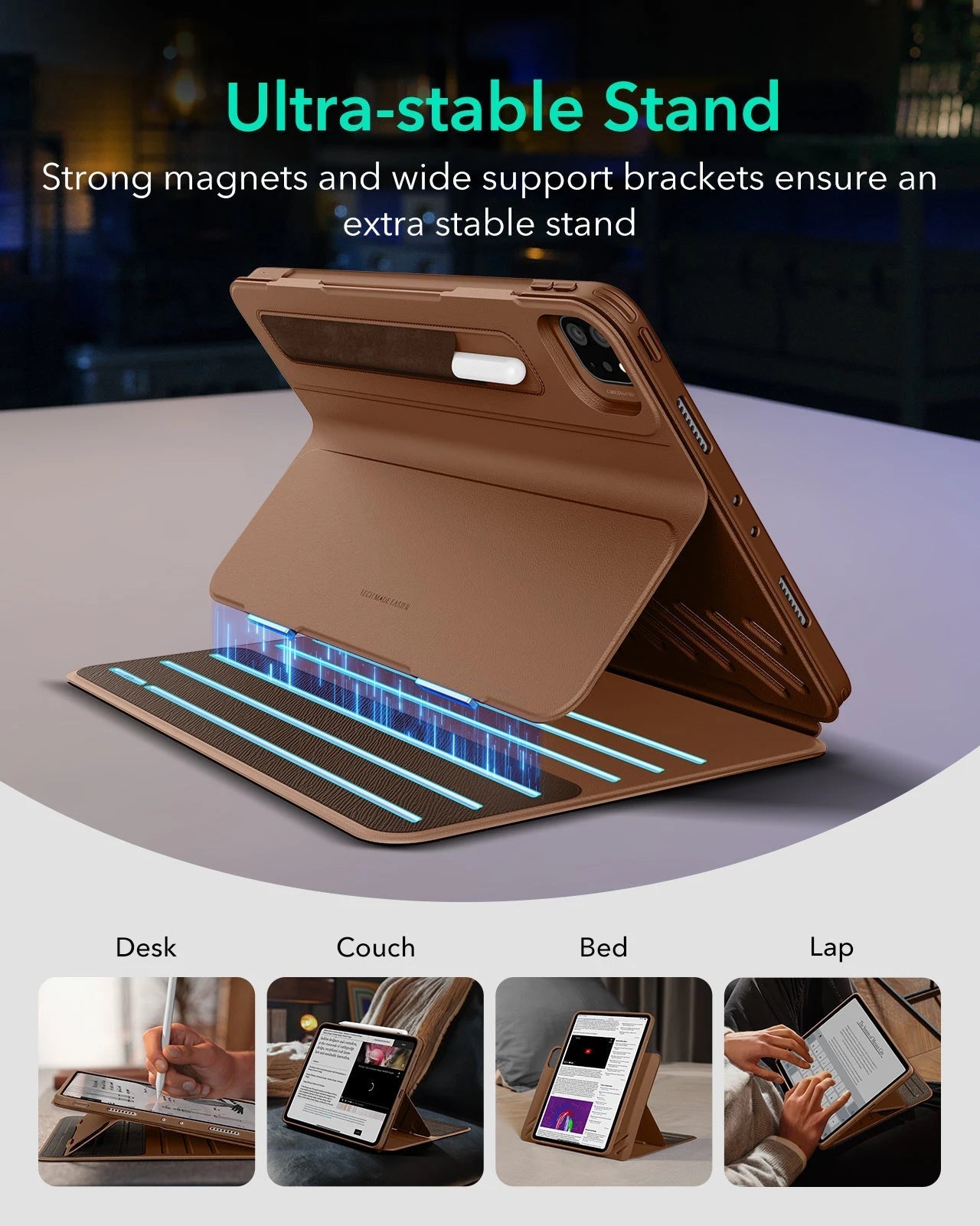 iPad Pro 11ʺ (2025) Shift Magnetic Case - Brown ESR ESR