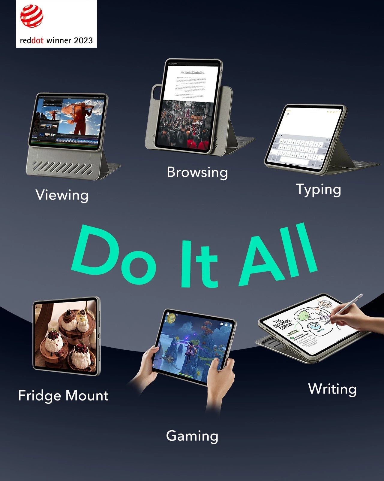 iPad Pro 11ʺ (2025) Shift Magnetic Case - Titanium ESR ESR