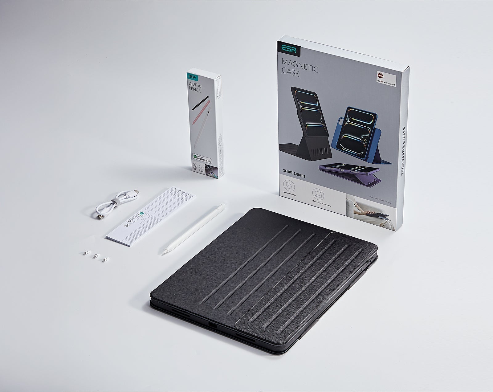 iPad Pro 11″ (2024) Shift Magnetic Case with Pencil Bundle - Pink ESR ESR