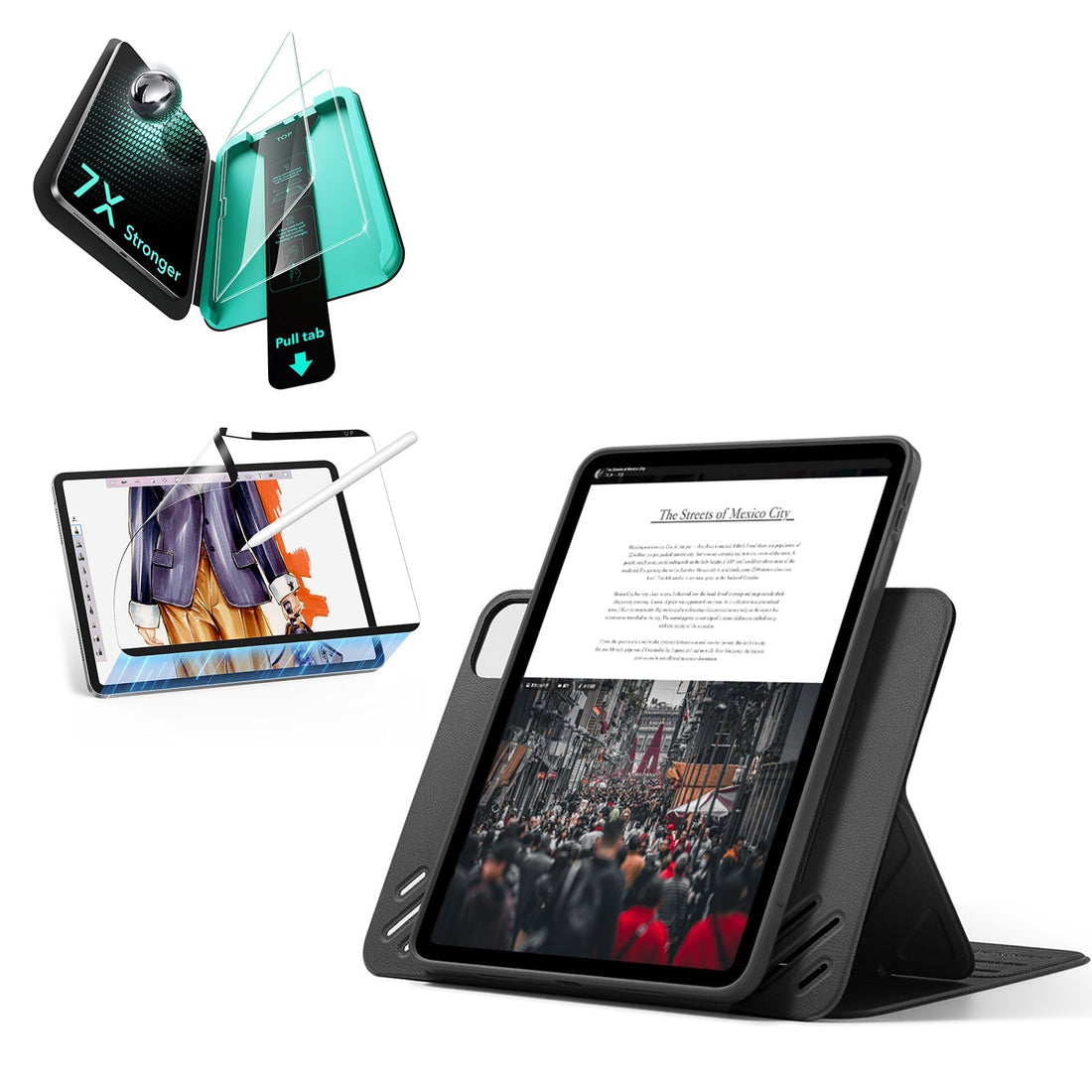 iPad Pro 11" (2025) Shift Transformation Bundle - Black ESR ESR