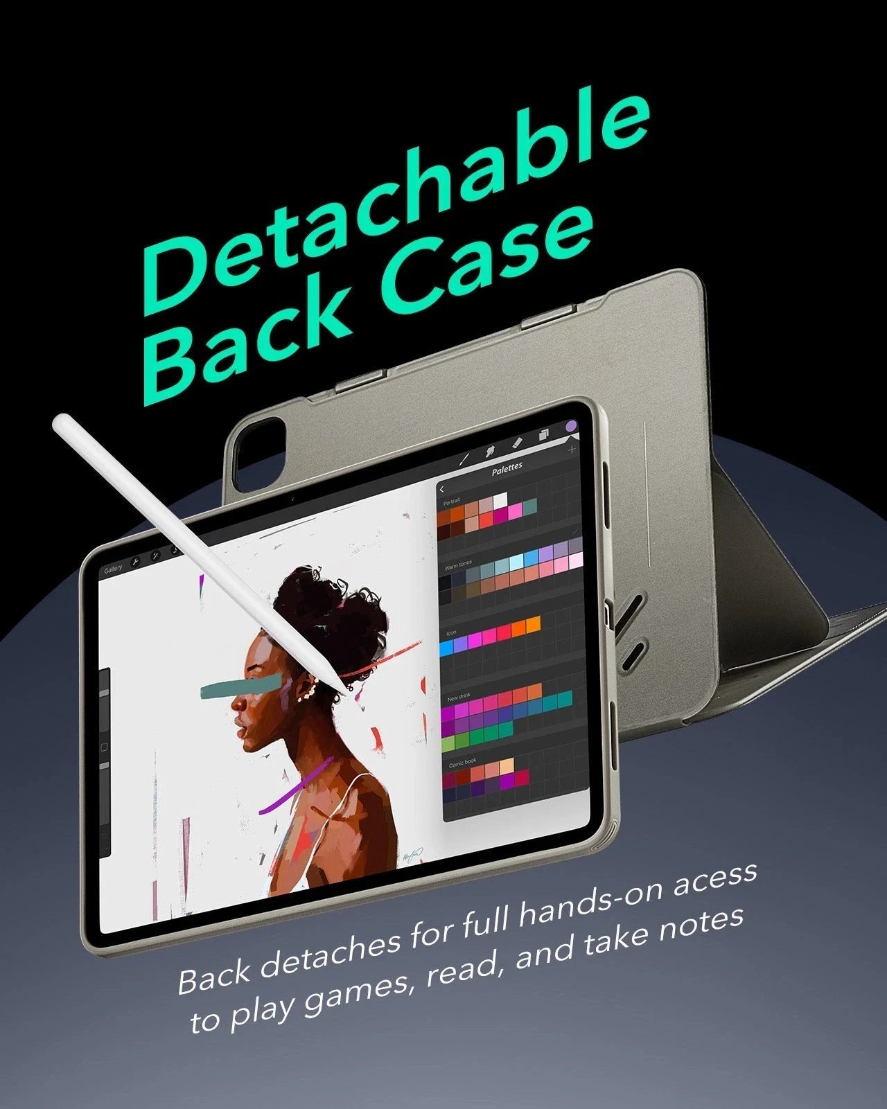 iPad Pro 11" (2025) Shift Transformation Bundle - Titanium ESR ESR