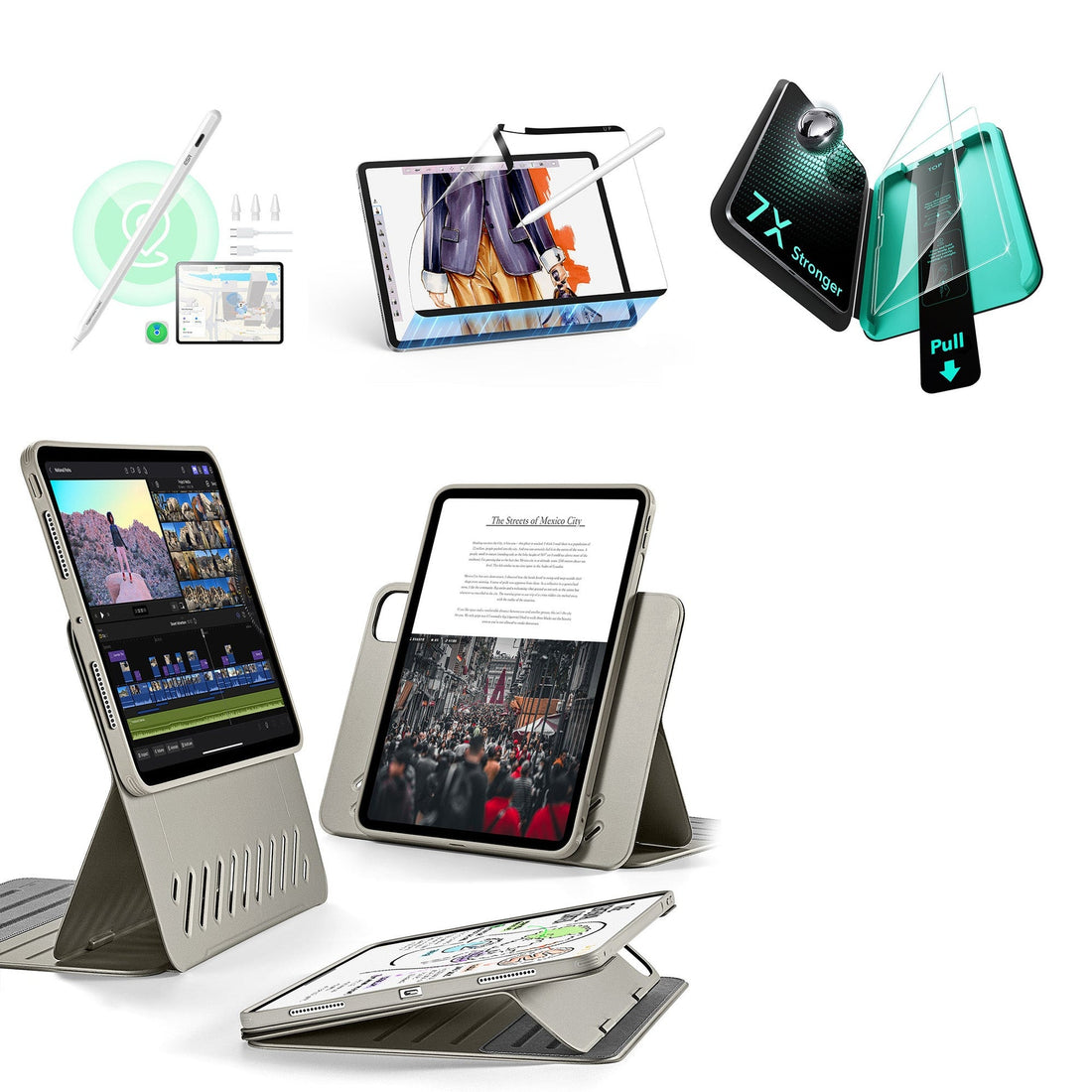 iPad Pro 11ʺ (2025) Shift Transformation with Digital Pencil Bundle - Titanium ESR ESR