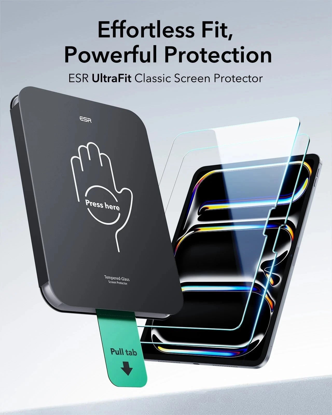 iPad Pro 11" (2024) UltraFit Classic Screen Protector – 2 Pack ESR ESR