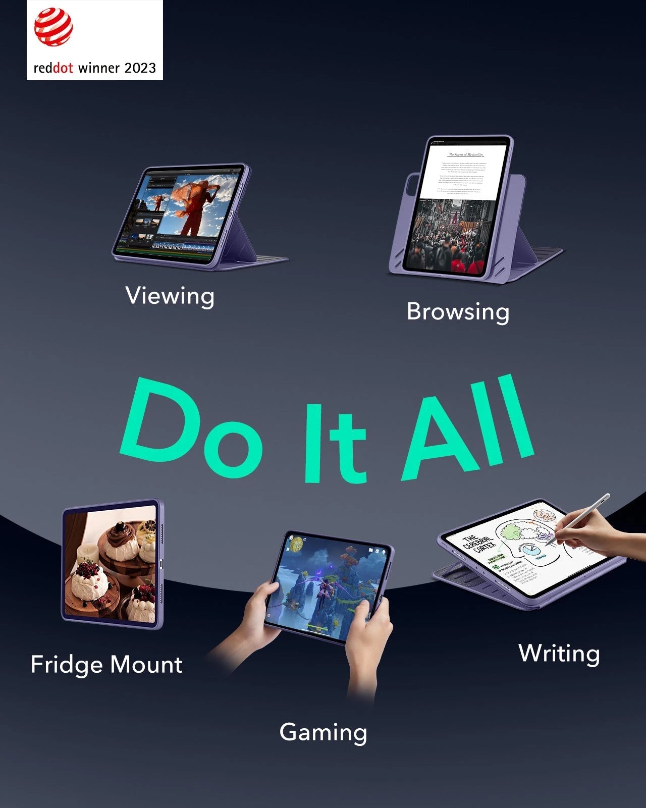 iPad Pro 13" (2024) Shift Transformation Bundle - Purple ESR ESR