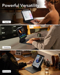 Rebound magnetic keyboard case 360-powerful versatility