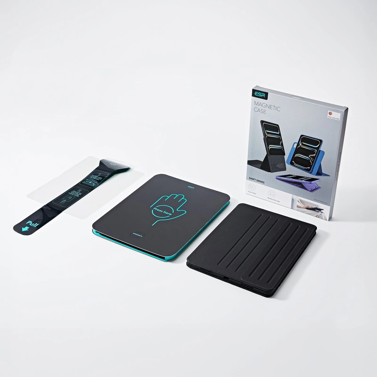 iPad Pro 13" (2025) Bundle Shift Magnetic Case & Armorite® Paper-Feel Protection - Navy Blue ESR ESR