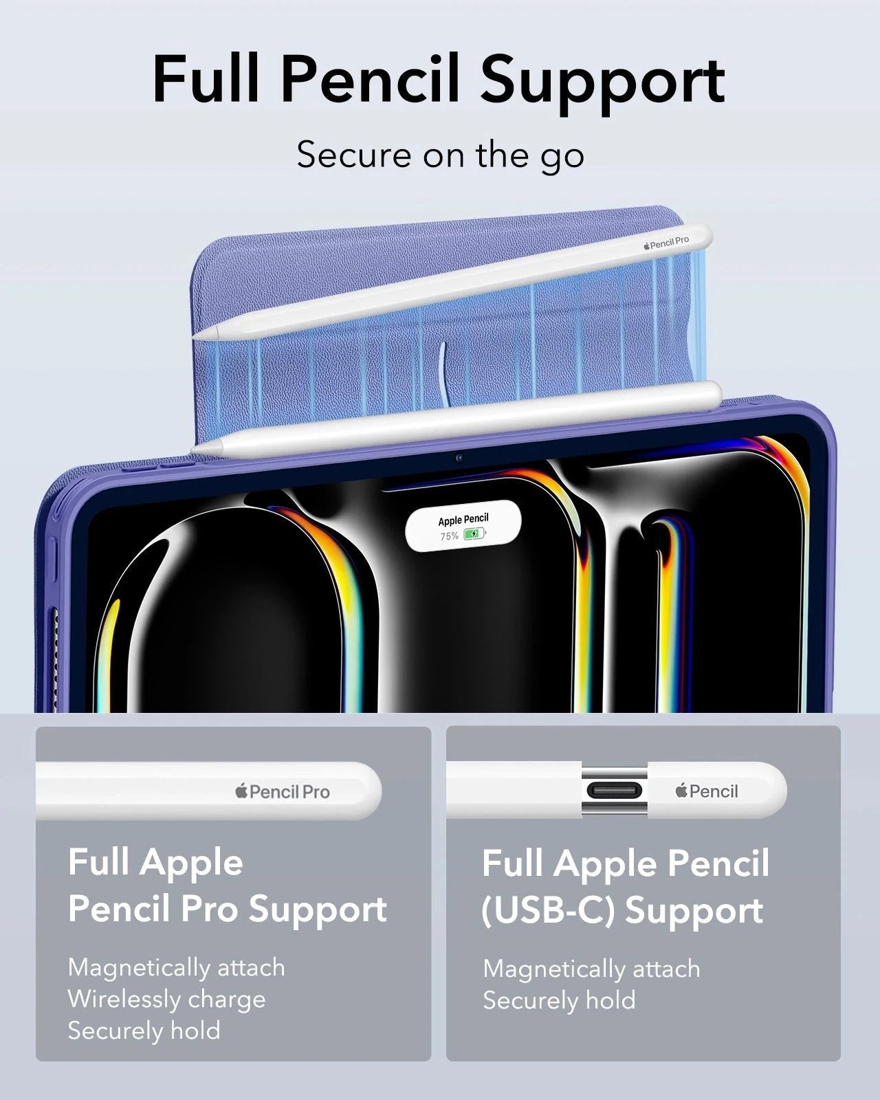 iPad Pro 13ʺ (2025) Rebound Hybrid Case 360 - Lavender ESR ESR