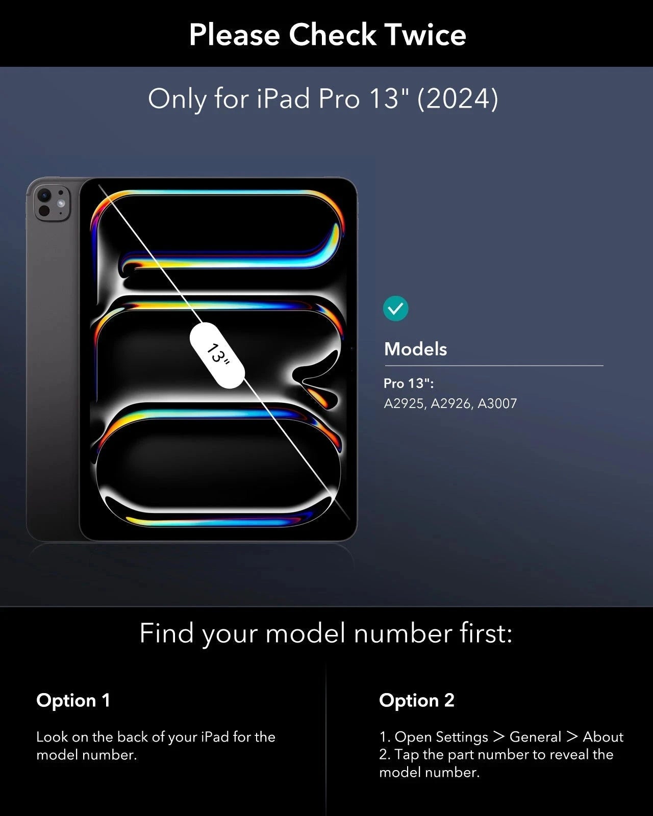 iPad Pro 13ʺ (2024) Rebound Magnetic Keyboard Case 360 Pencil Bundle - US Layout-Black ESR ESR